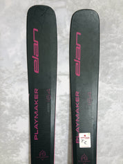 Used 2025 Elan Playmaker 91 ski- 172cm w/ Tyrollia Attack 11 adjustable GW binding