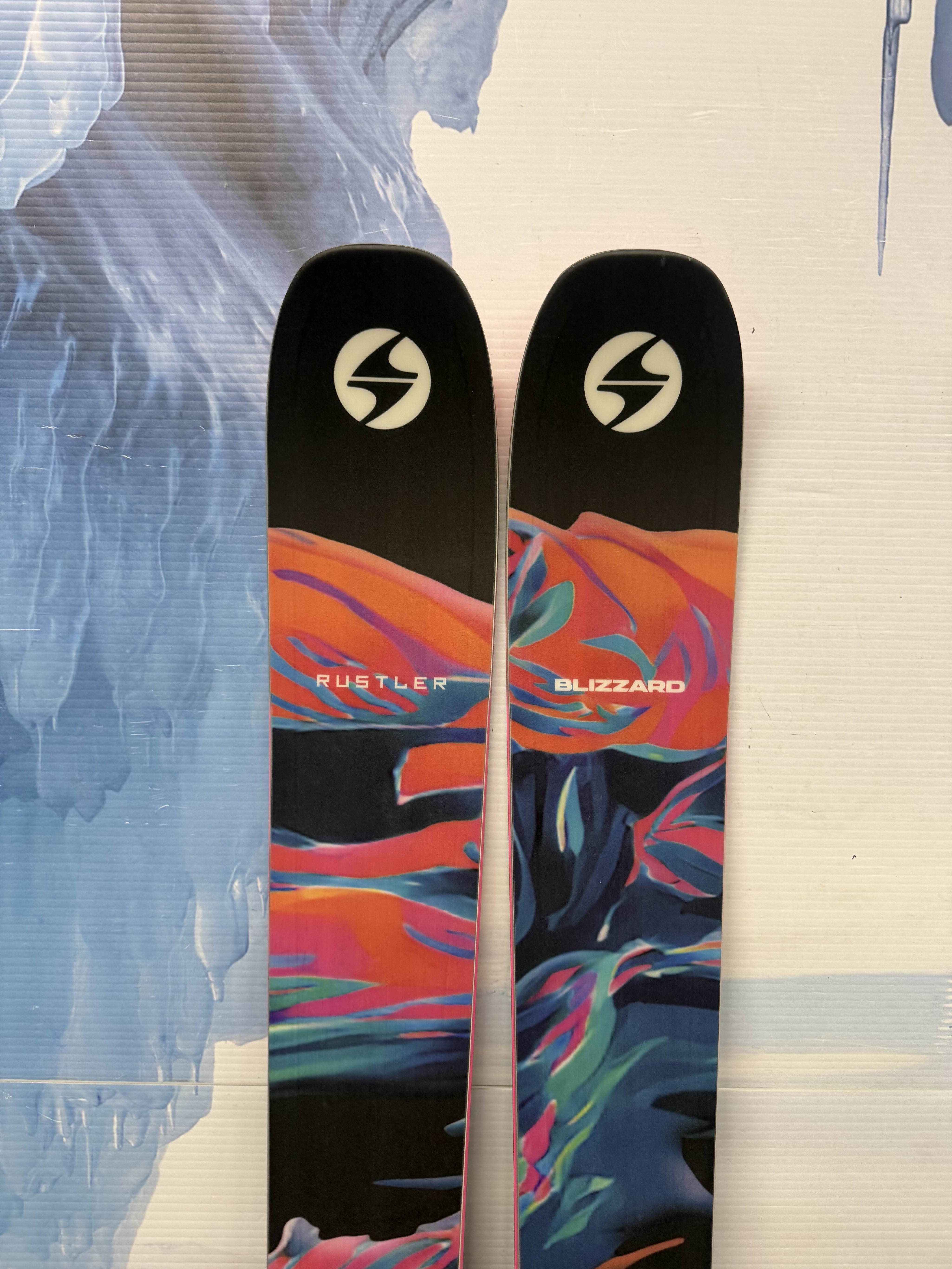 New Blizzard Rustler 11 174cm Skis w/ Atomic Strive 13 Bindings