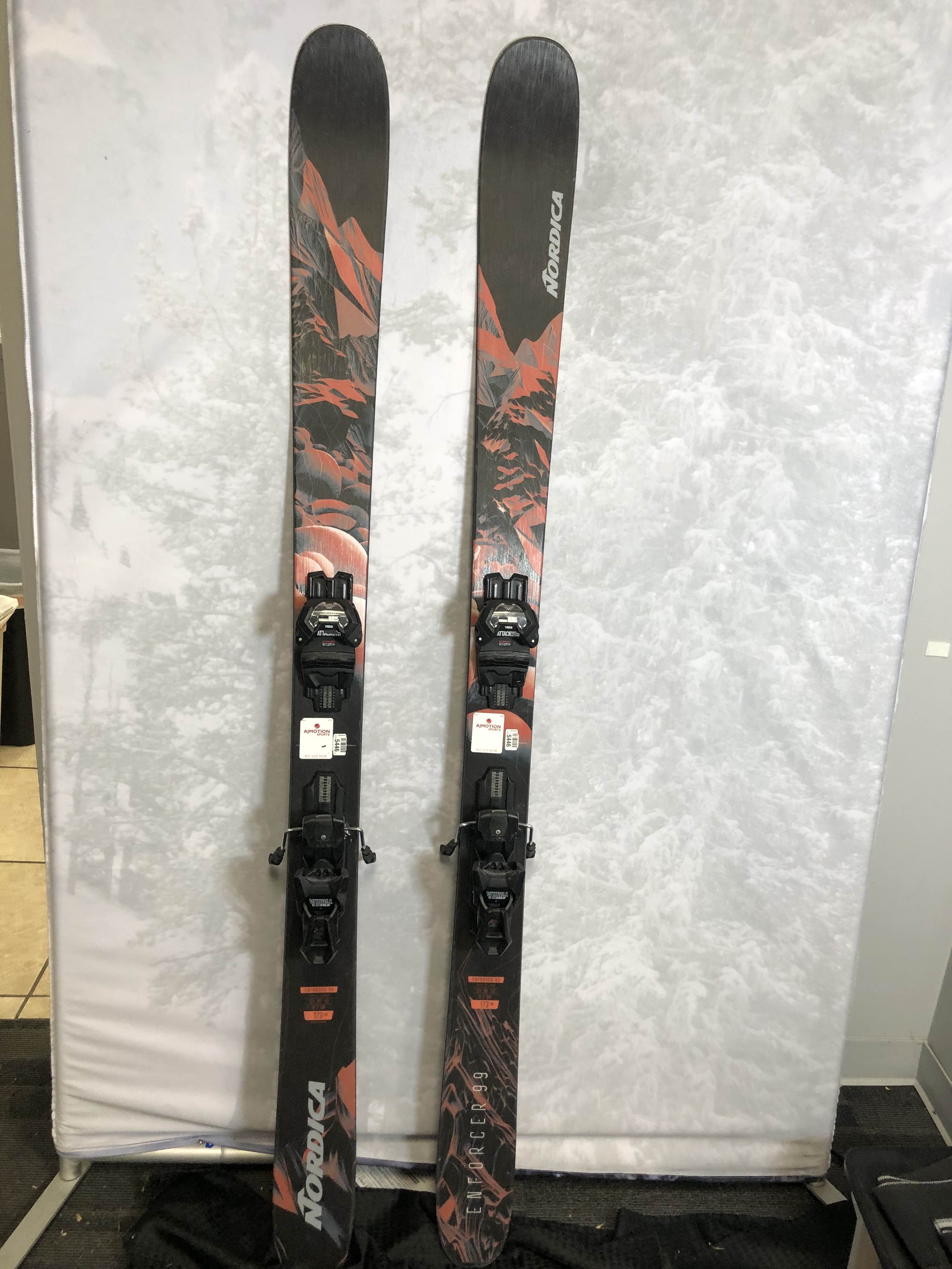 Used Nordica Enforcer 99 173cm w/ Tyrolia Attack 13 Bindings