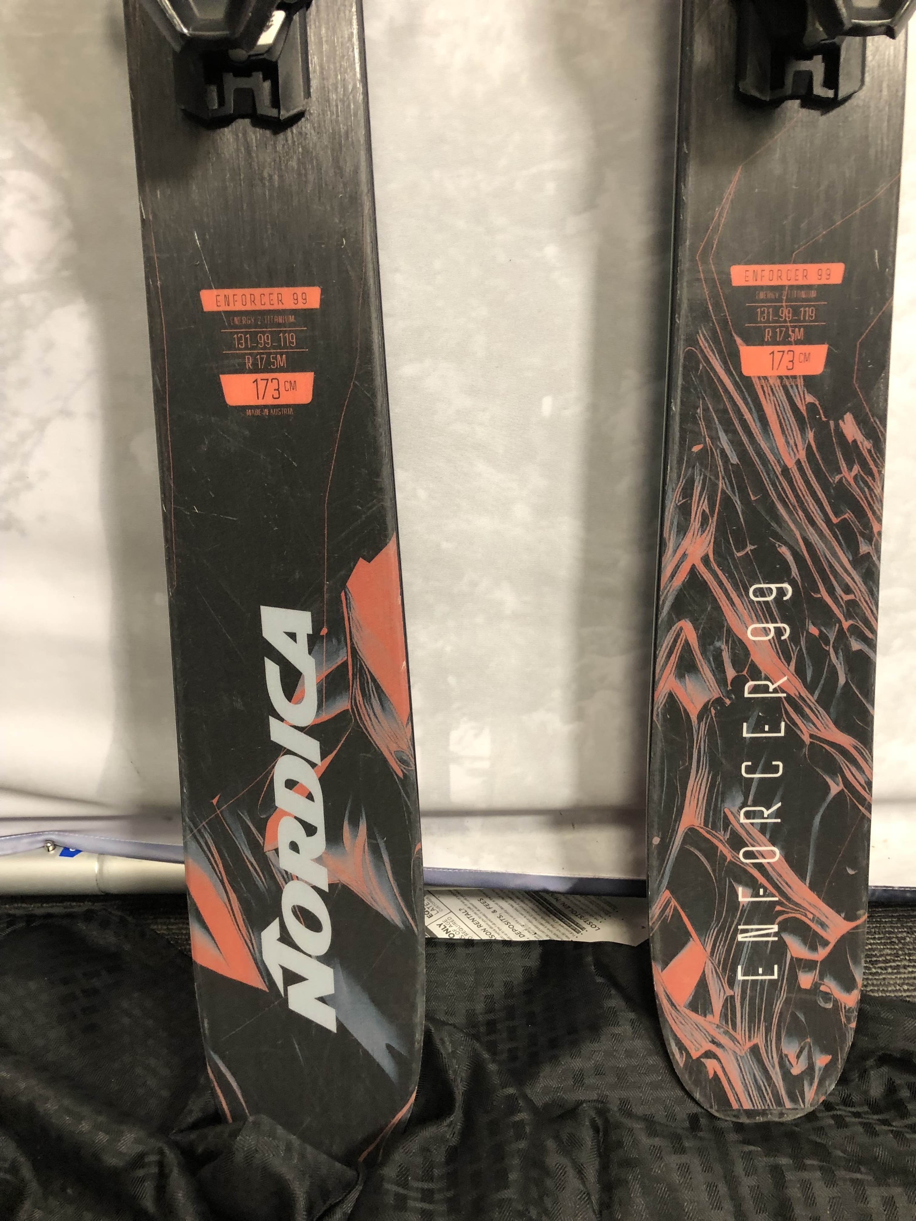 Lightly Used Nordica Enforcer 104 173cm Skis 2025 w/Tyrolia Attack 14 Demo Bindings