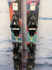 New Blizzard Rustler 11 180cm Skis w/ Atomic Strive 13 Bindings