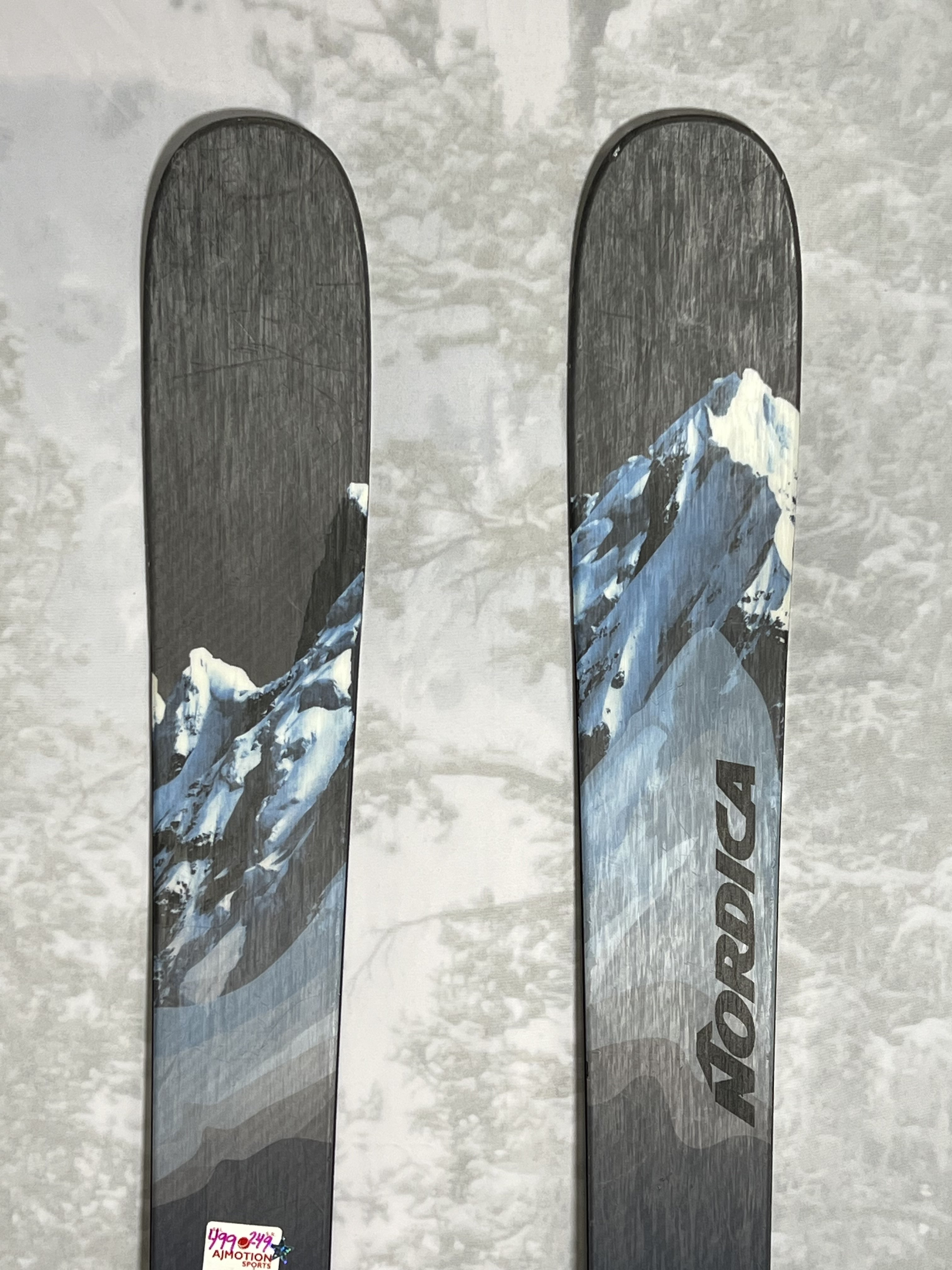 Used Nordica Enforcer 104 Free 172cm Skis 2022 w/Ellan Attack 13 Demo Bindings