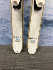 New Head Kore 93 Ti 163cm Skis w/ Tyrolia Attack LYT 11 Bindings