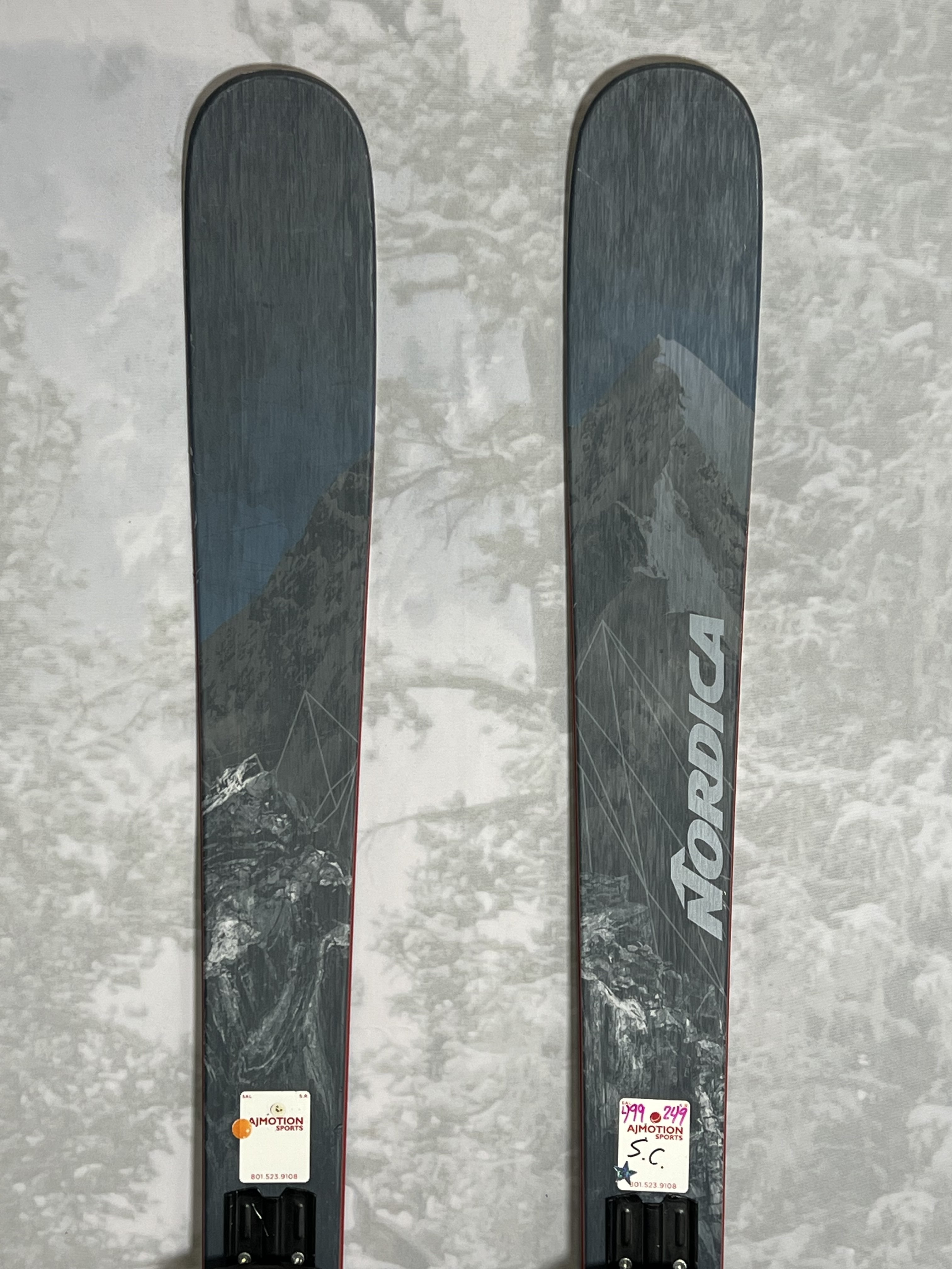 Used Nordica Enforcer 88 172cm Skis 2024 w/Ellan Attack 13 Demo Bindings