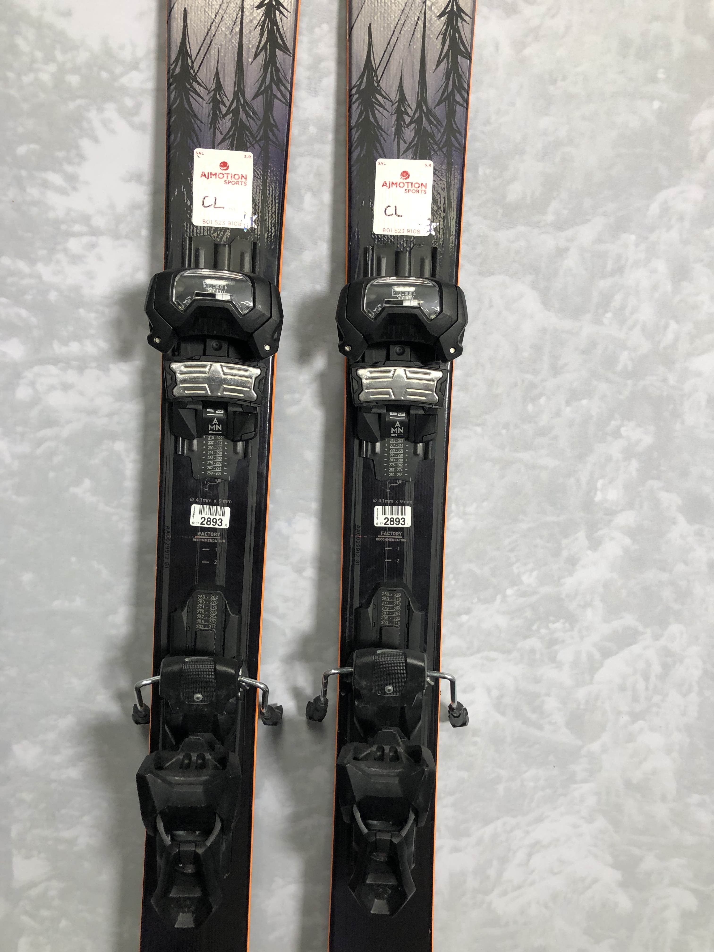 Used Atomic Maverick Skis 88 TI 169 cm 2024 w/ Tyrollia Attack 14 MN Demo Bindings