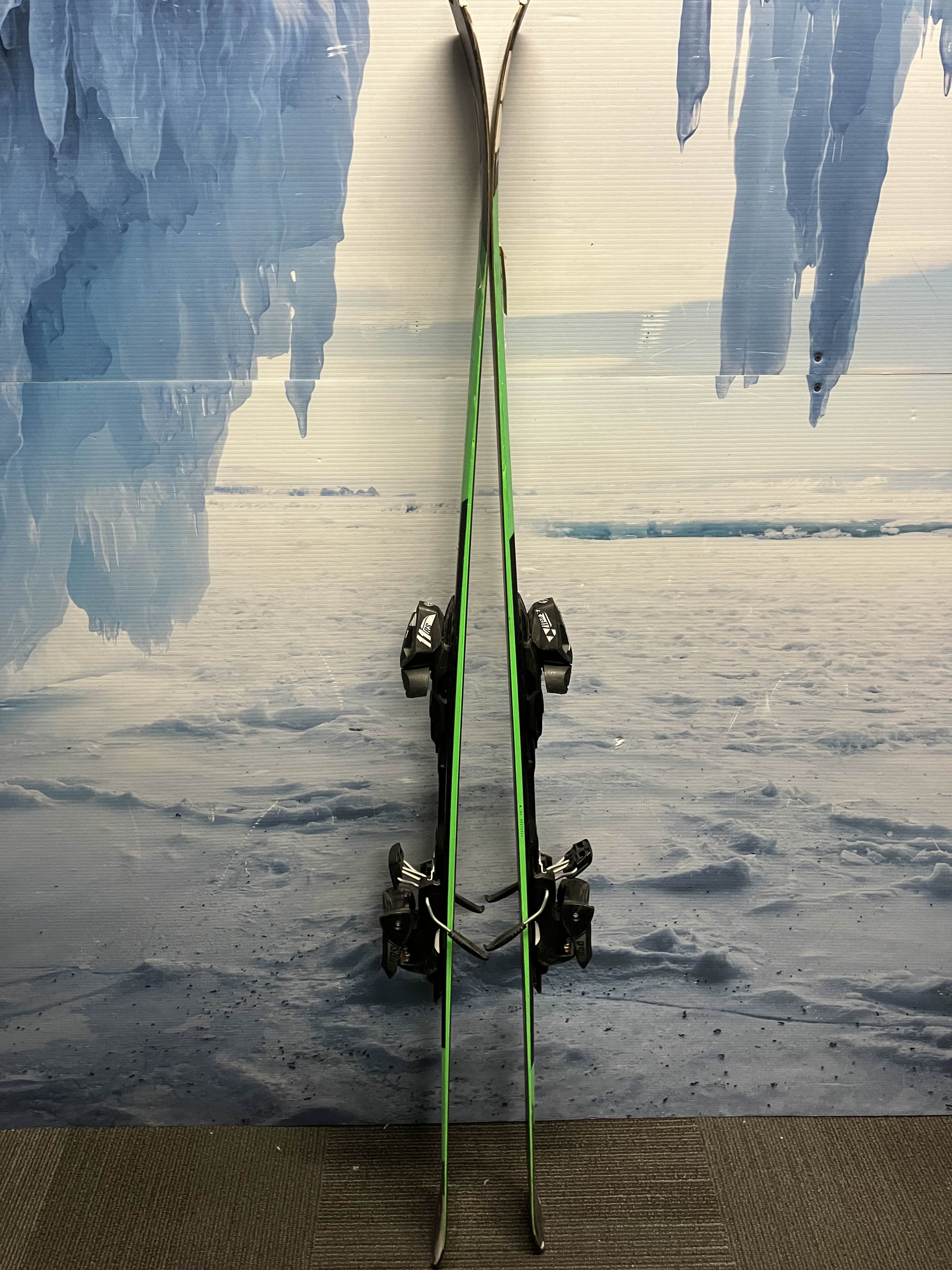Used Fischer Pro Mtn 77 164cm Skis w/ Fischer RS 11 Bindings