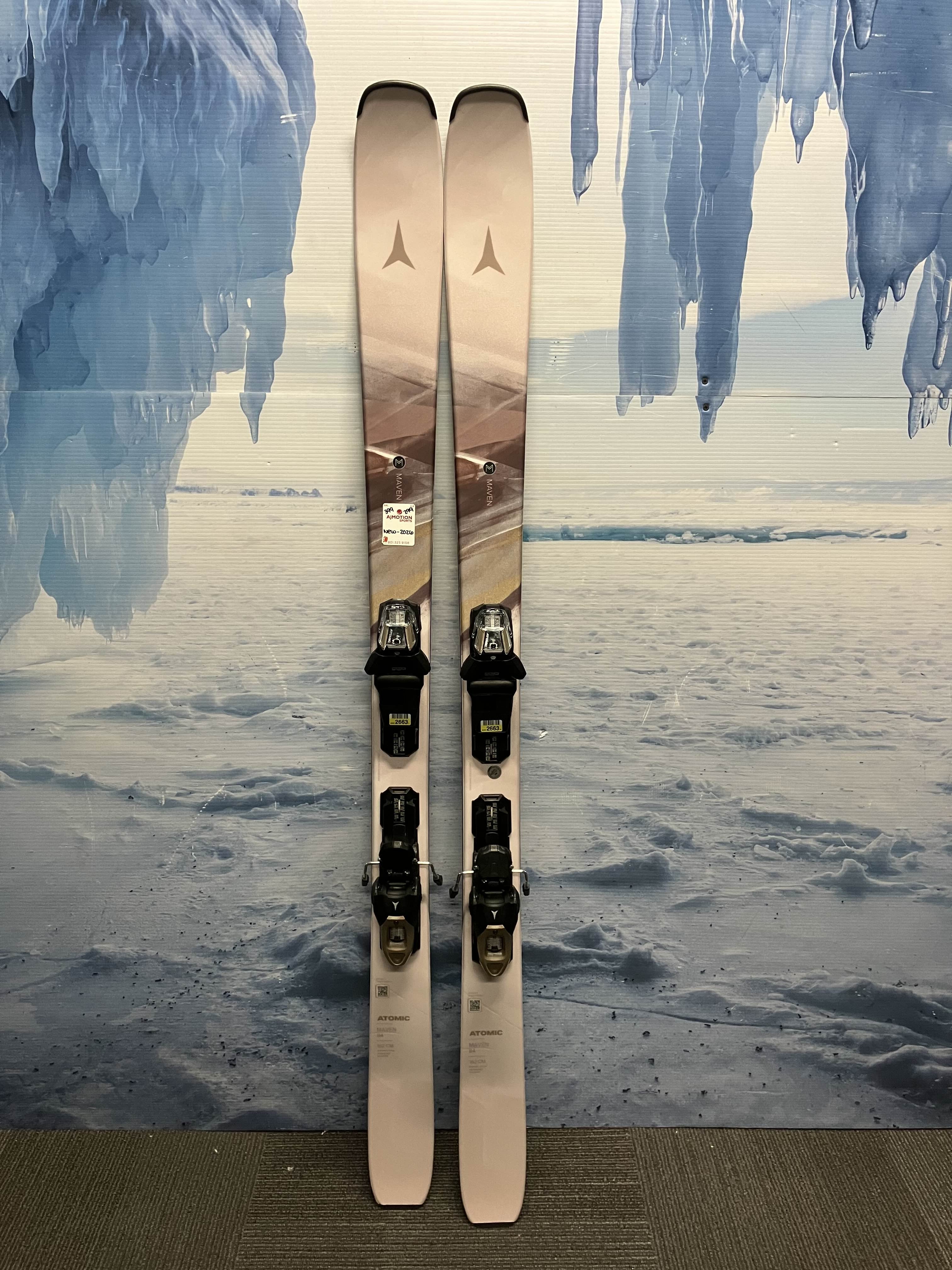 New Atomic Maven 84 162cm w/ Atomic M 10 Bindings