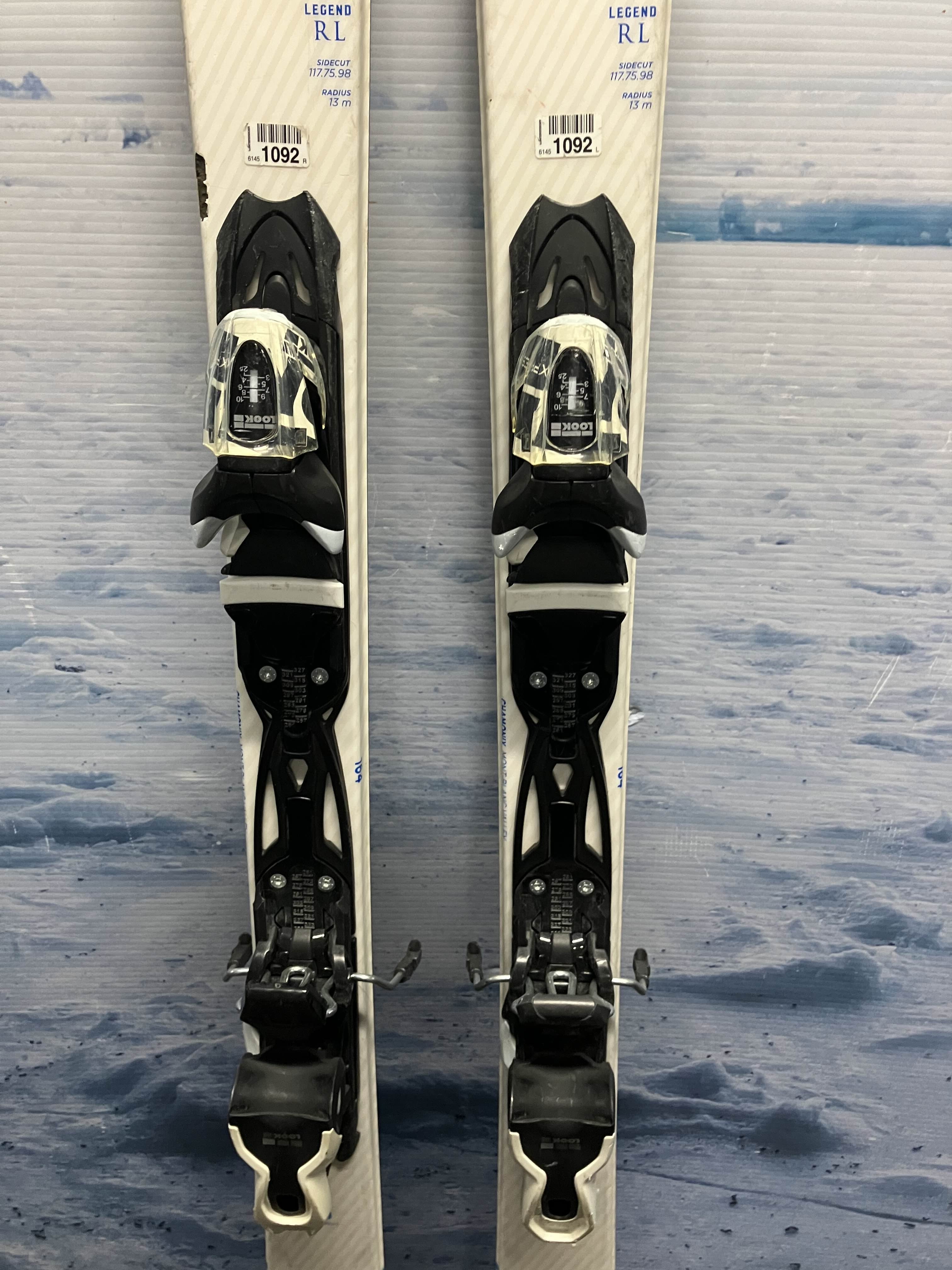 Used Dynastar Legend RL 164cm Skis w/ Look Xpress 10 Bindings