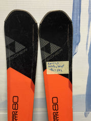 Used Fischer Pro Mtn 80 166cm Skis w/ Fischer RS 11 Bindings