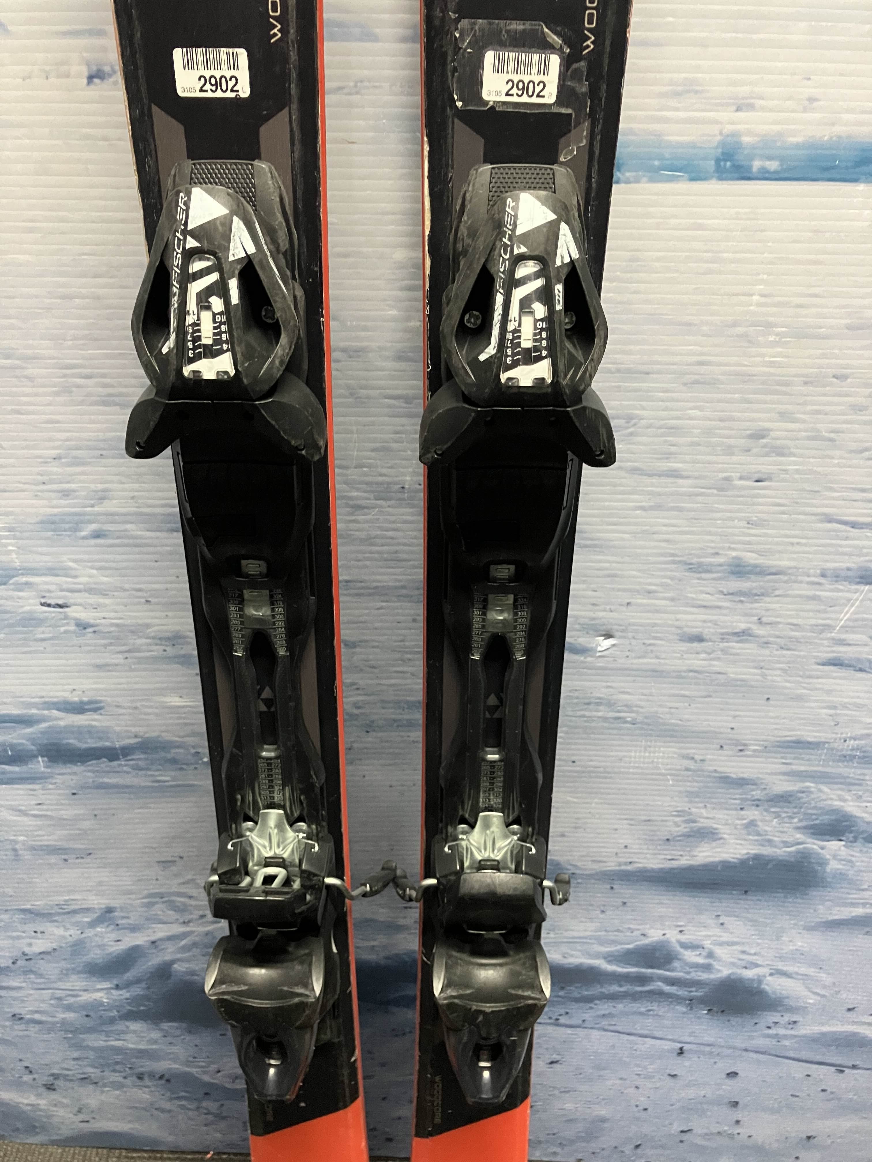 Used Fischer Pro Mtn 80 173cm Skis w/ Fischer RS 11 Bindings