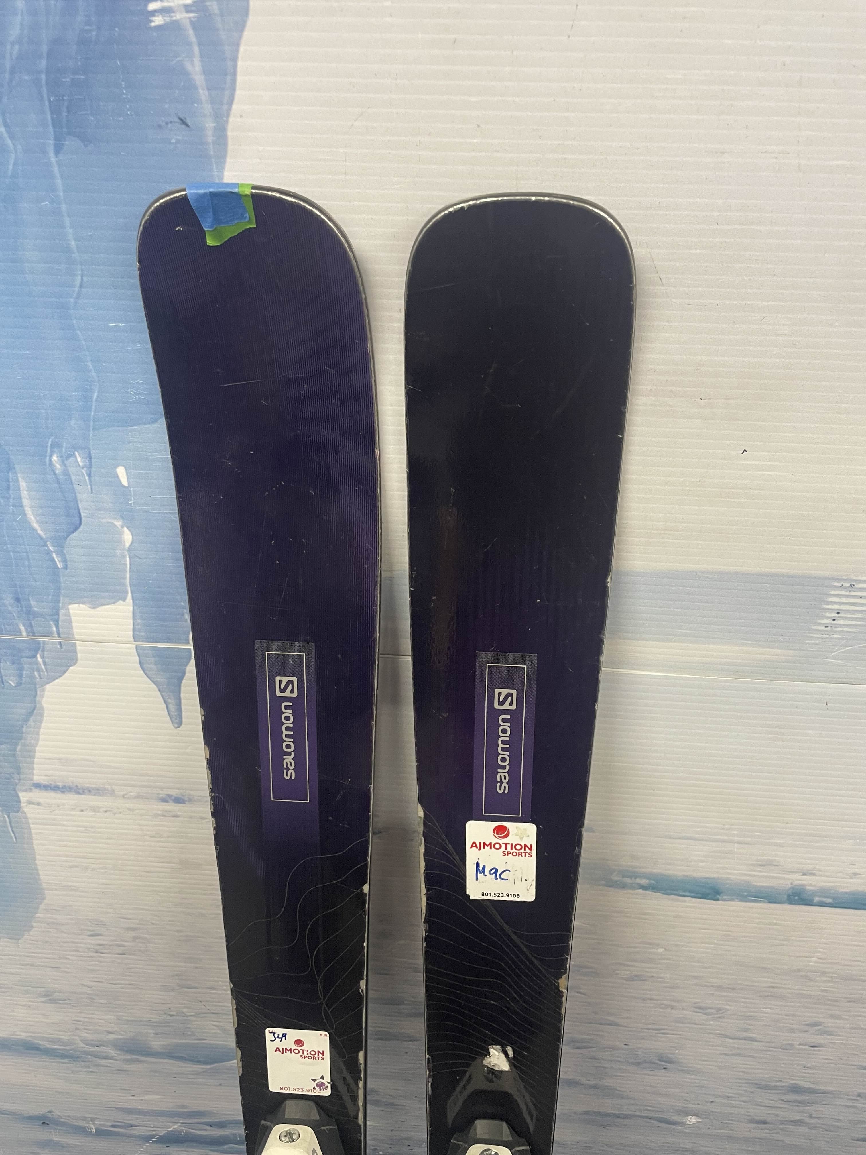 Used 2023 Salomon Stance 88 154cm Skis w/ Tyrollia SP10 Bindings