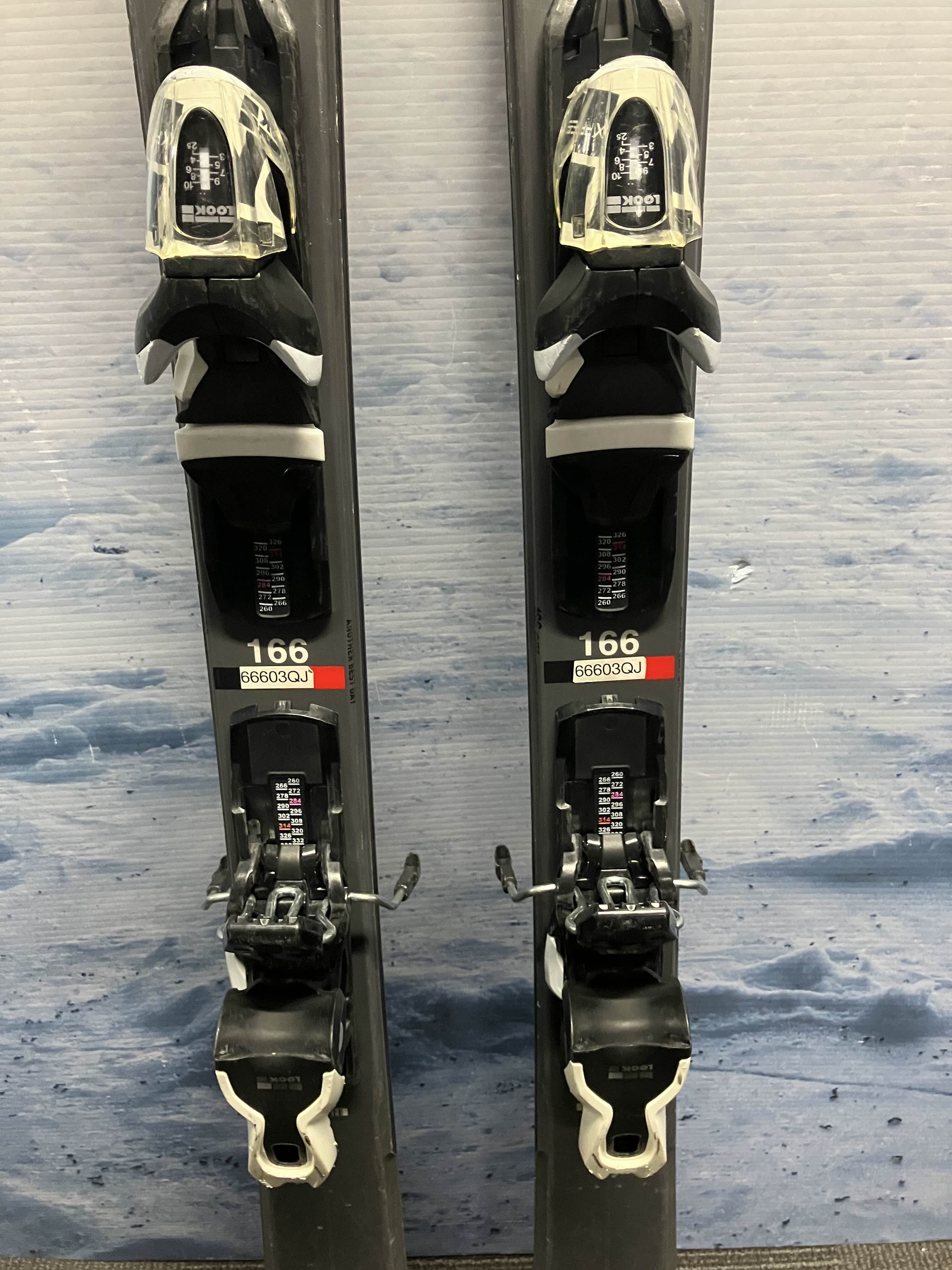 Used Rossignol Experience 80 166cm Skis w/ Look Xpress 10 Bindings