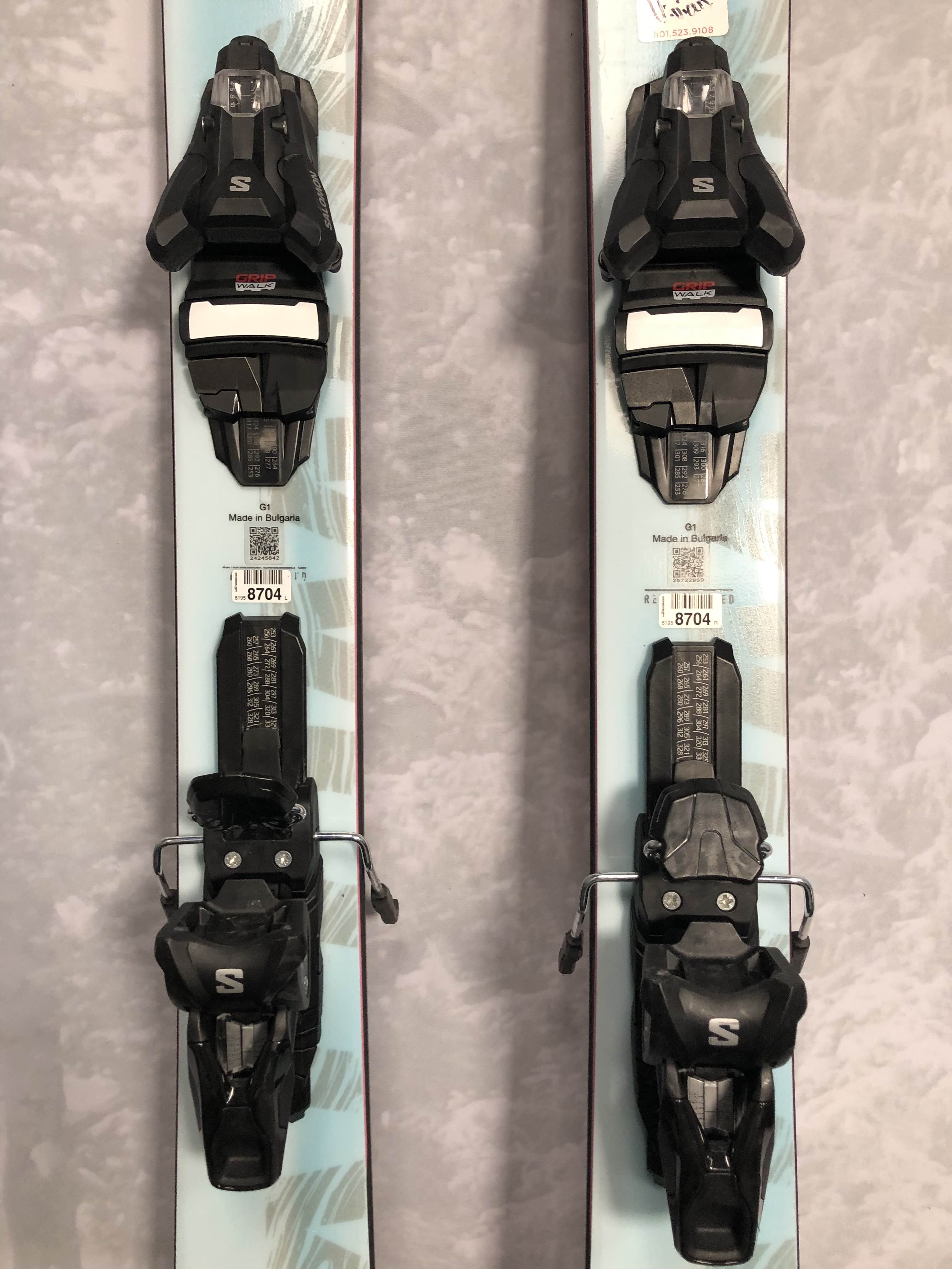 Used 2024 Salomon QST Lumen 98 Ski- 168 cm w/ Salomon Strive 11 GW Binding