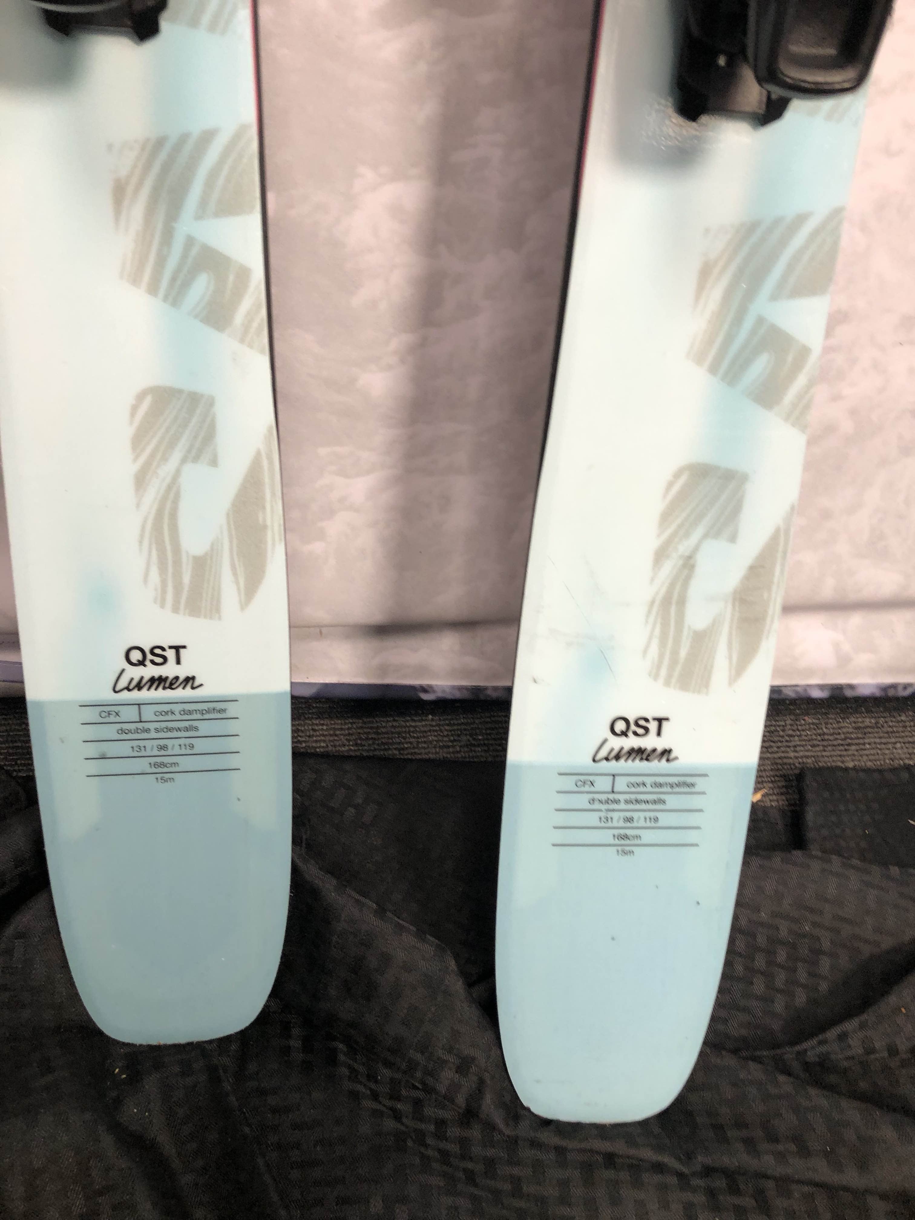 Used 2024 Salomon QST Lumen 98 Ski- 168 cm w/ Salomon Strive 11 GW Binding