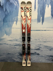 Used Salomon Powerline Enduro LXR 750 168cm Skis w/ Salomon L10 Bindings