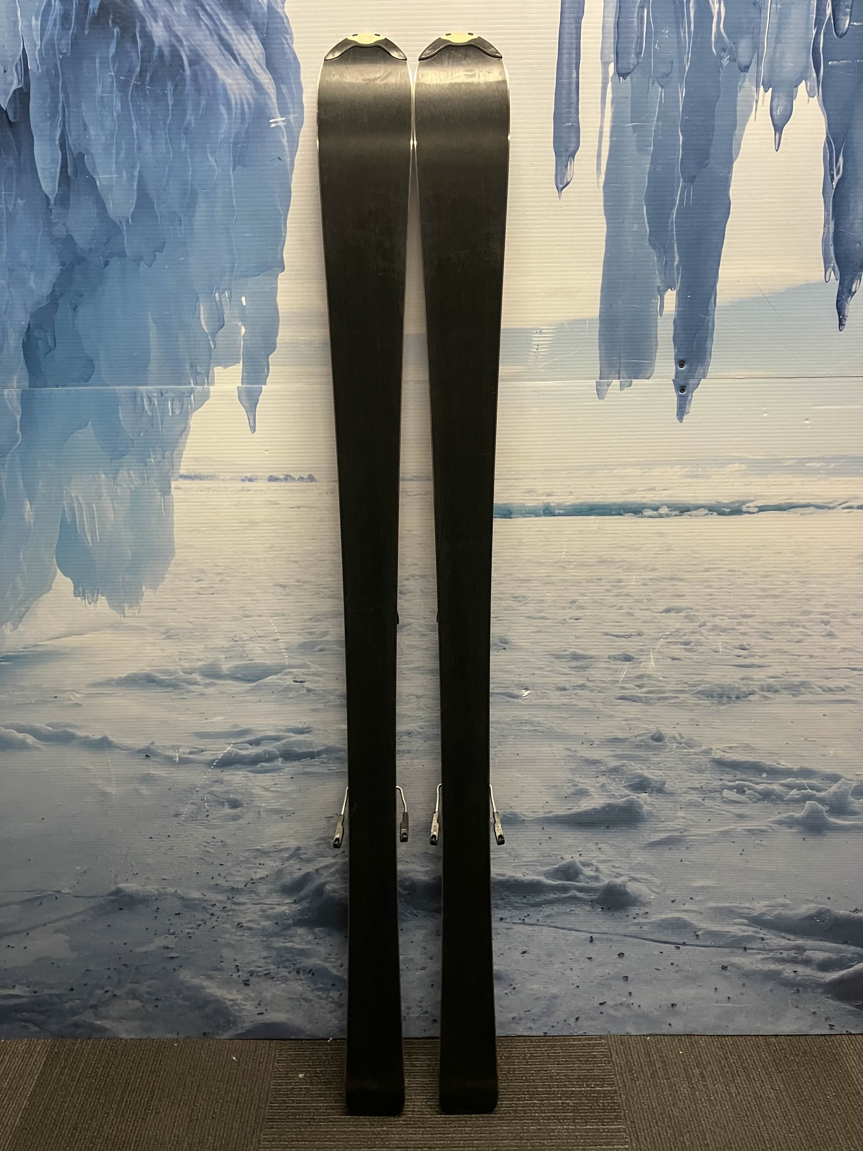Used Salomon Powerline Enduro LXR 750 168cm Skis w/ Salomon L10 Bindings