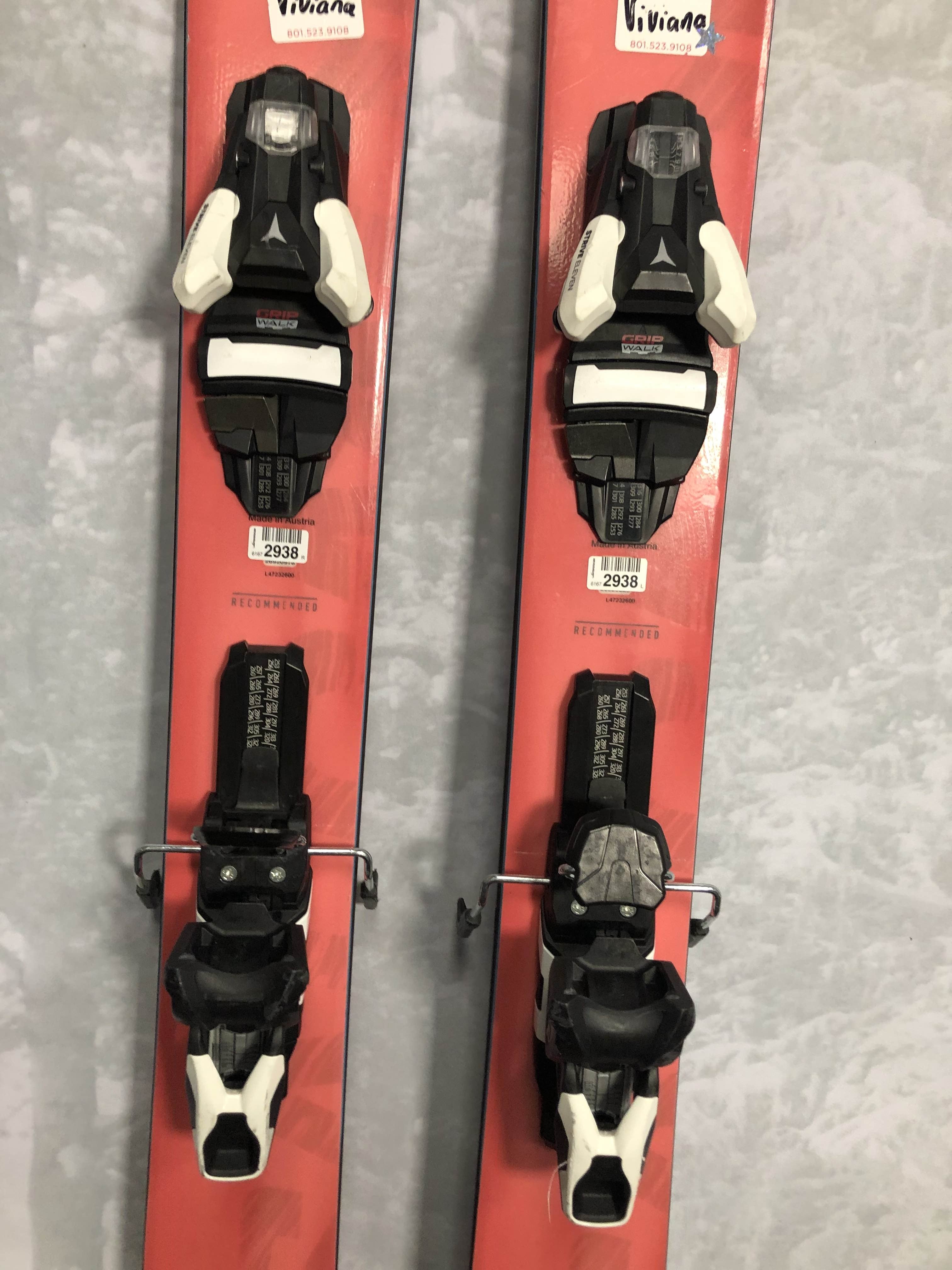 Used Salomon QST Stella 106 165cm w/ Salomon Strive 11 Adjustable GW Bindings