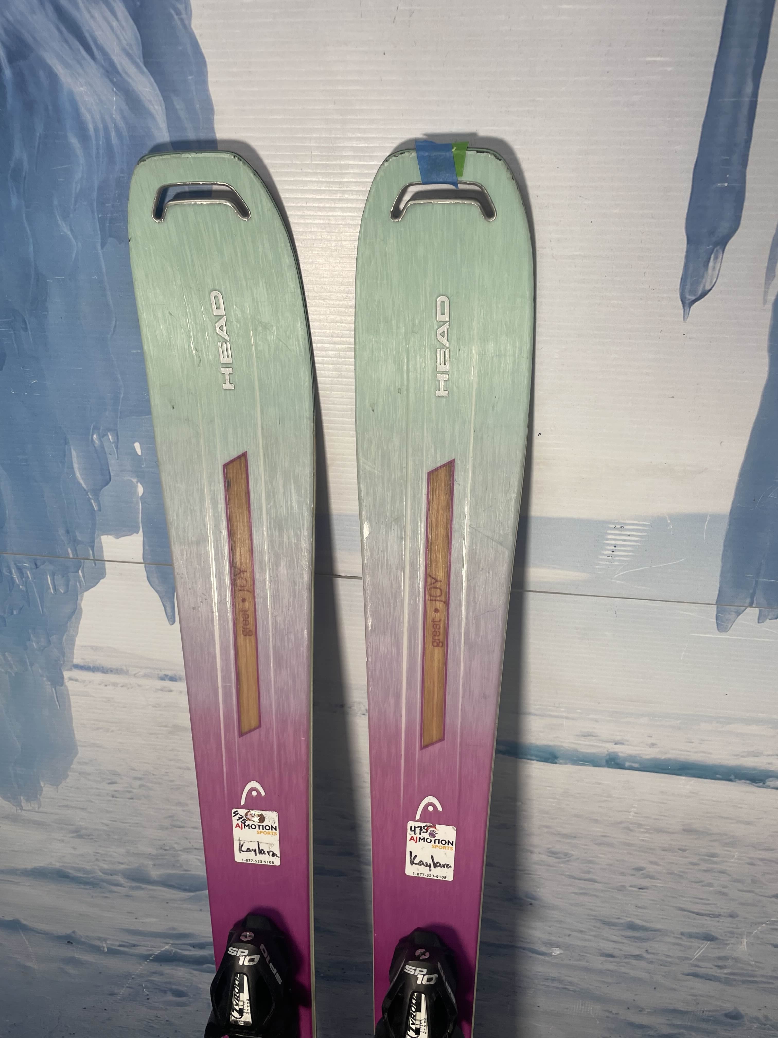 Used Head Great Joy 98 Ski 163cm w/ Tyrolia SP10 Grip Walk Rental Binding