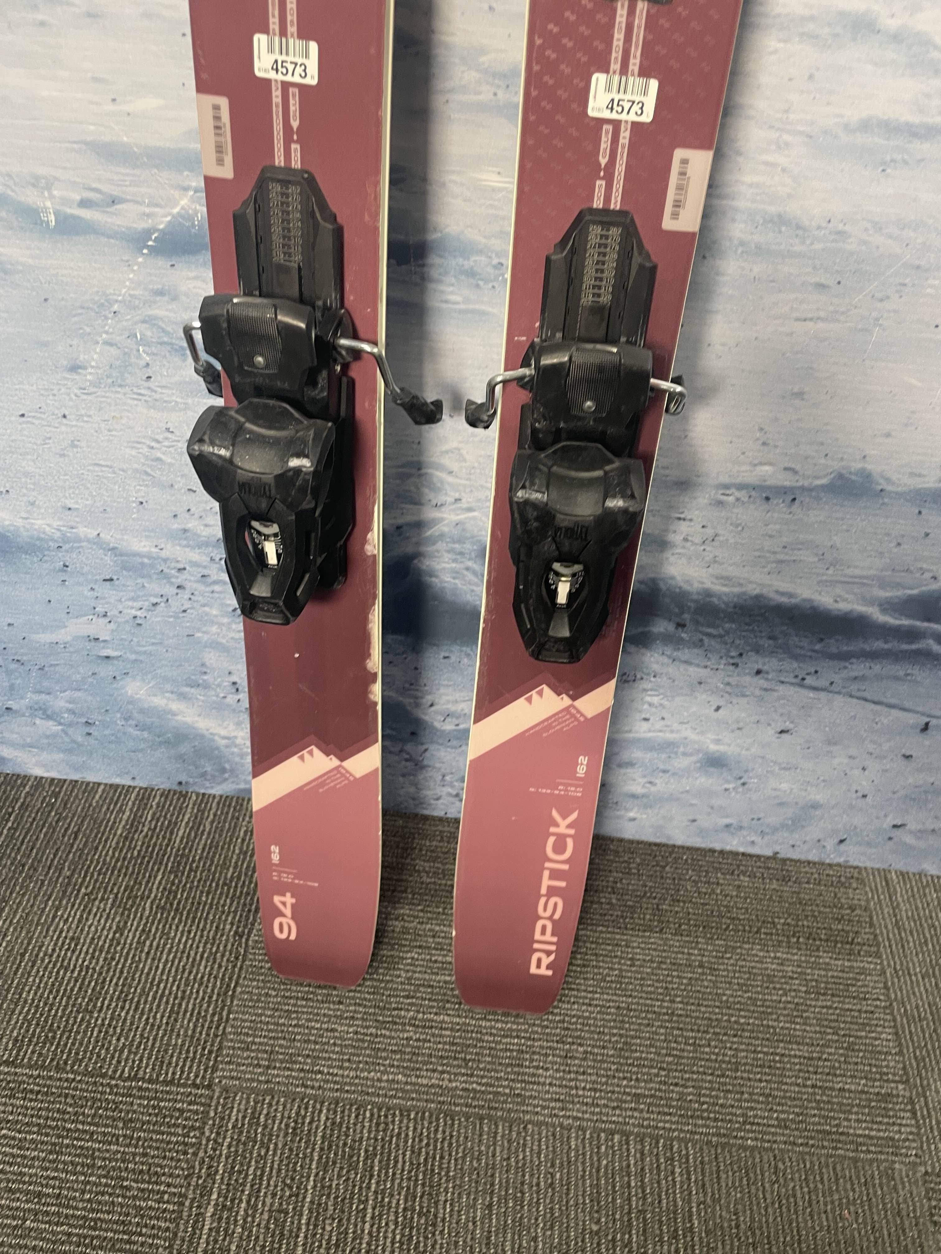 Used Elan Ripstick 94 Ski w/ Tyrolia Attack 11 Demo Bindings - 162CM