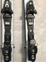 Used Salomon QST Lux 92 146CM Skis w/ adjustable Salomon M10 GW Binding