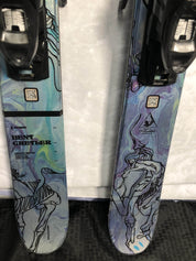 Used 2023 Atomic Bent Chetler Jr 153cm ski w/ adjustable Atomic EM 10 GW bindings