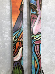 Used 2023 Atomic Bent Chetler Jr 153cm ski w/ adjustable Atomic EM 10 GW bindings
