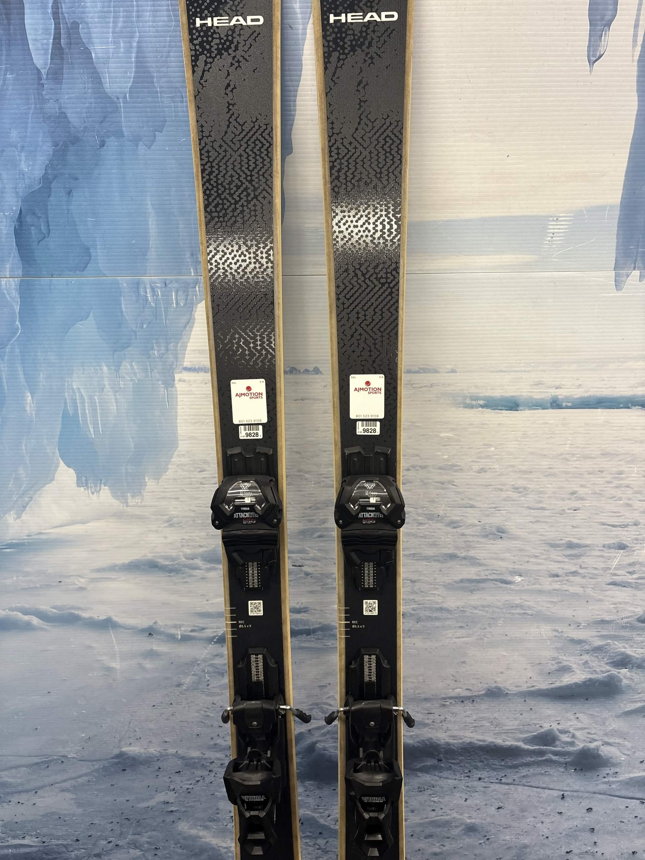 Head Kore 88 184cm Skis w/ FISCHER Attack 13 LYT Demo Binding - Used (2025)