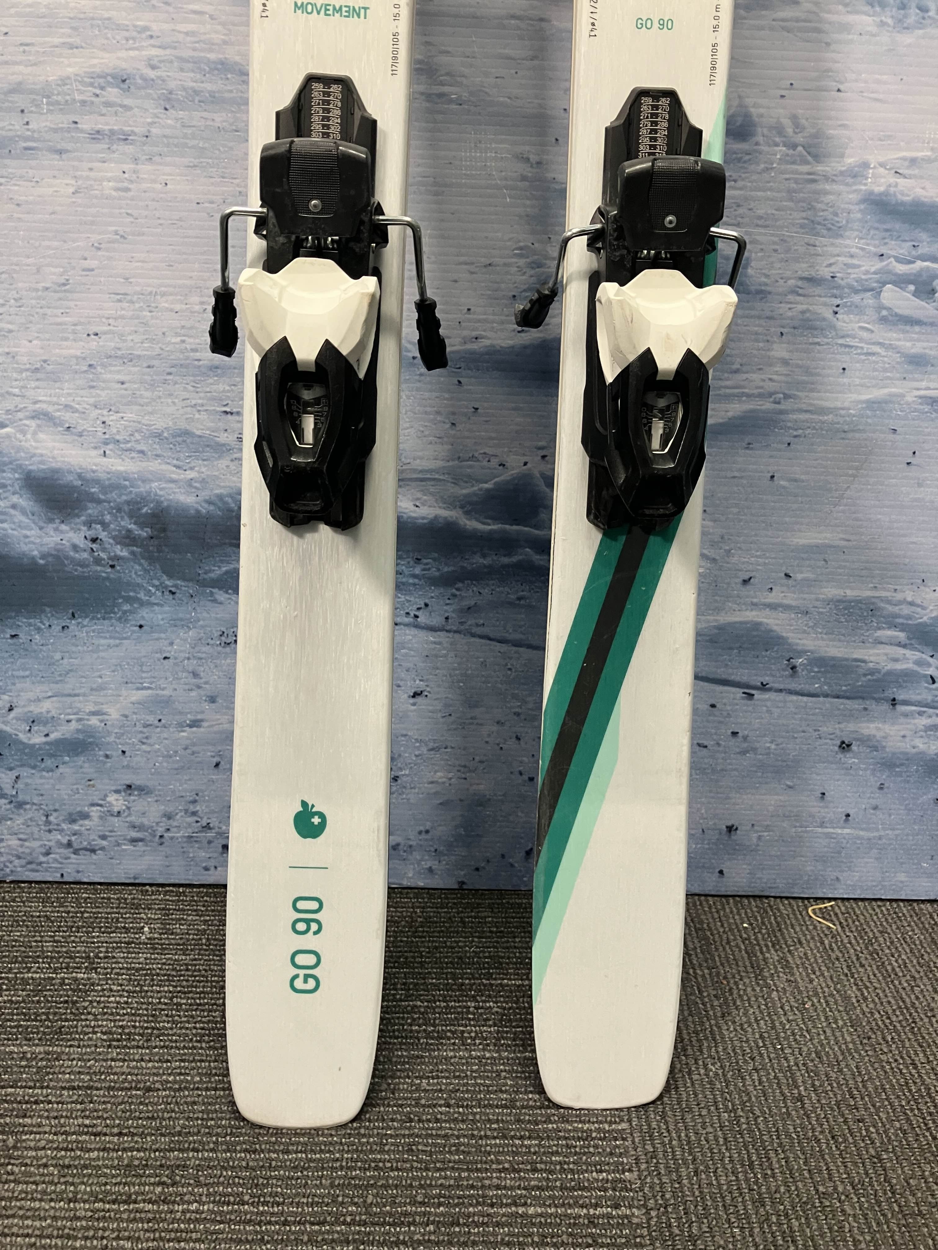 Well Loved Movement Go 90 Ski w/ Elan Attack 11mn Demo Bindings - 154CM