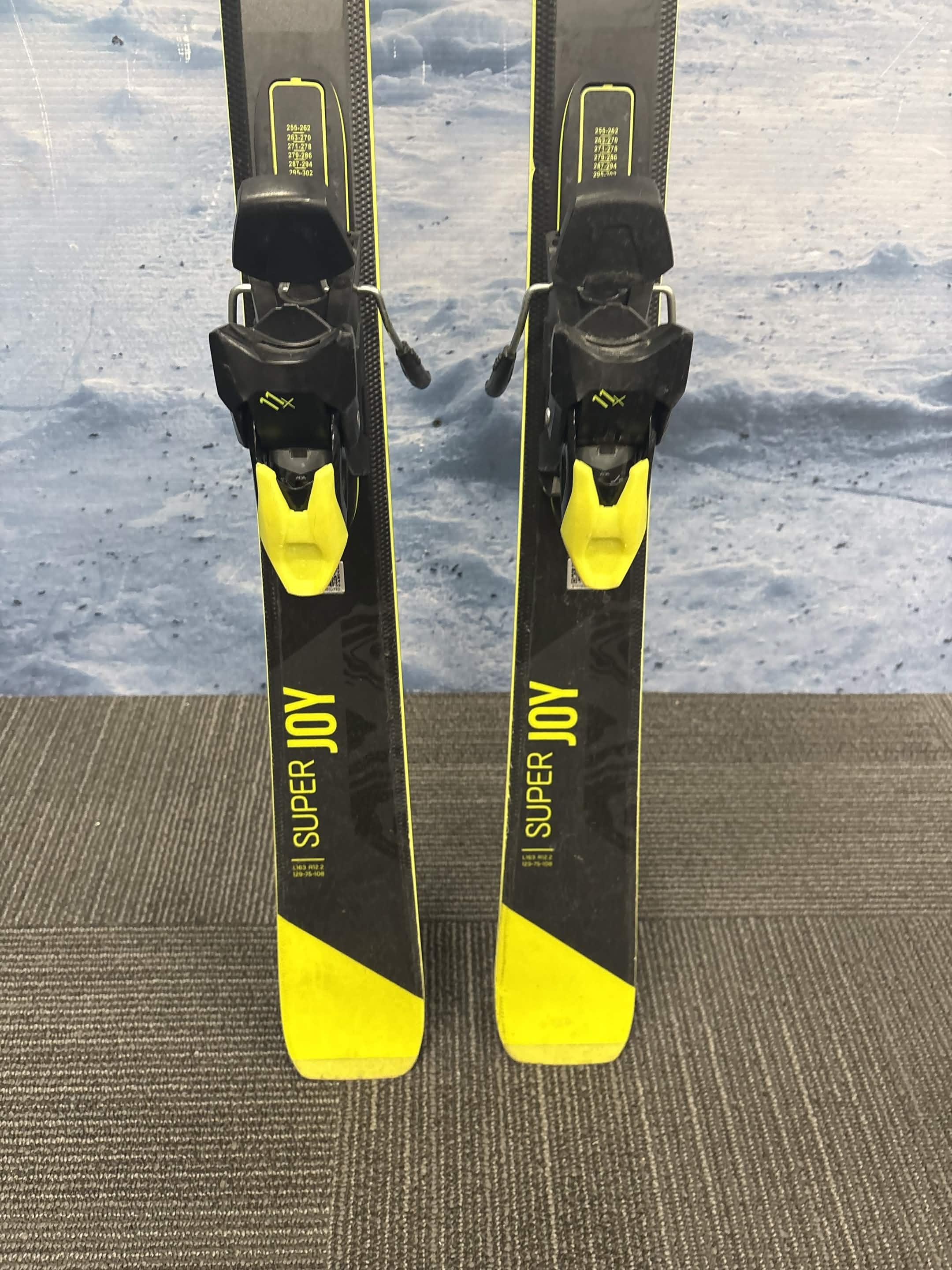 Head Super Joy 163cm Skis w/ HEAD Joy 11 SYS Demo Binding - Used