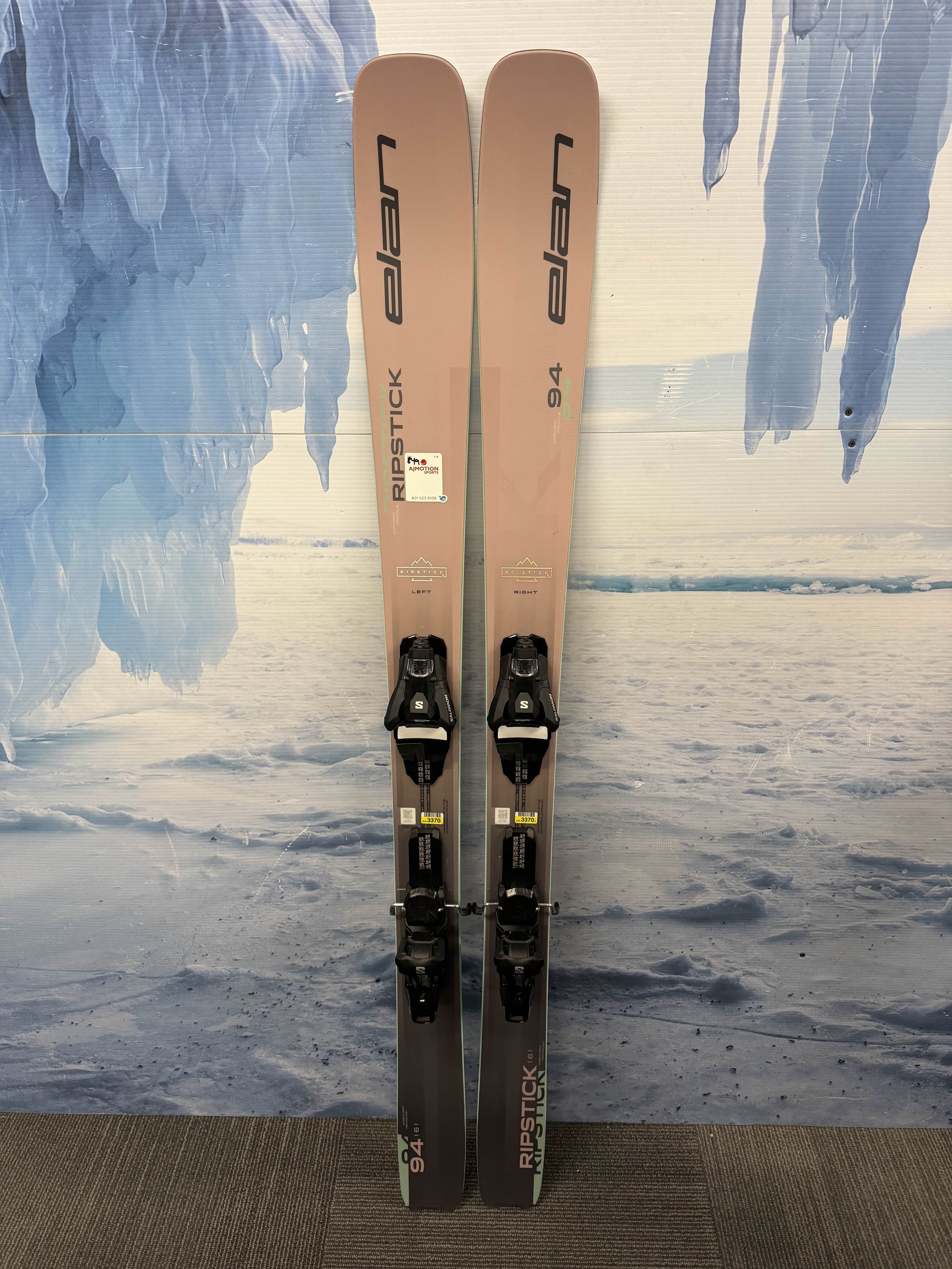 Elan Ripstick 94W 161cm Skis w/ SALOMON NR Strive 11 GW SAL Demo Binding - Lightly Used (2026)