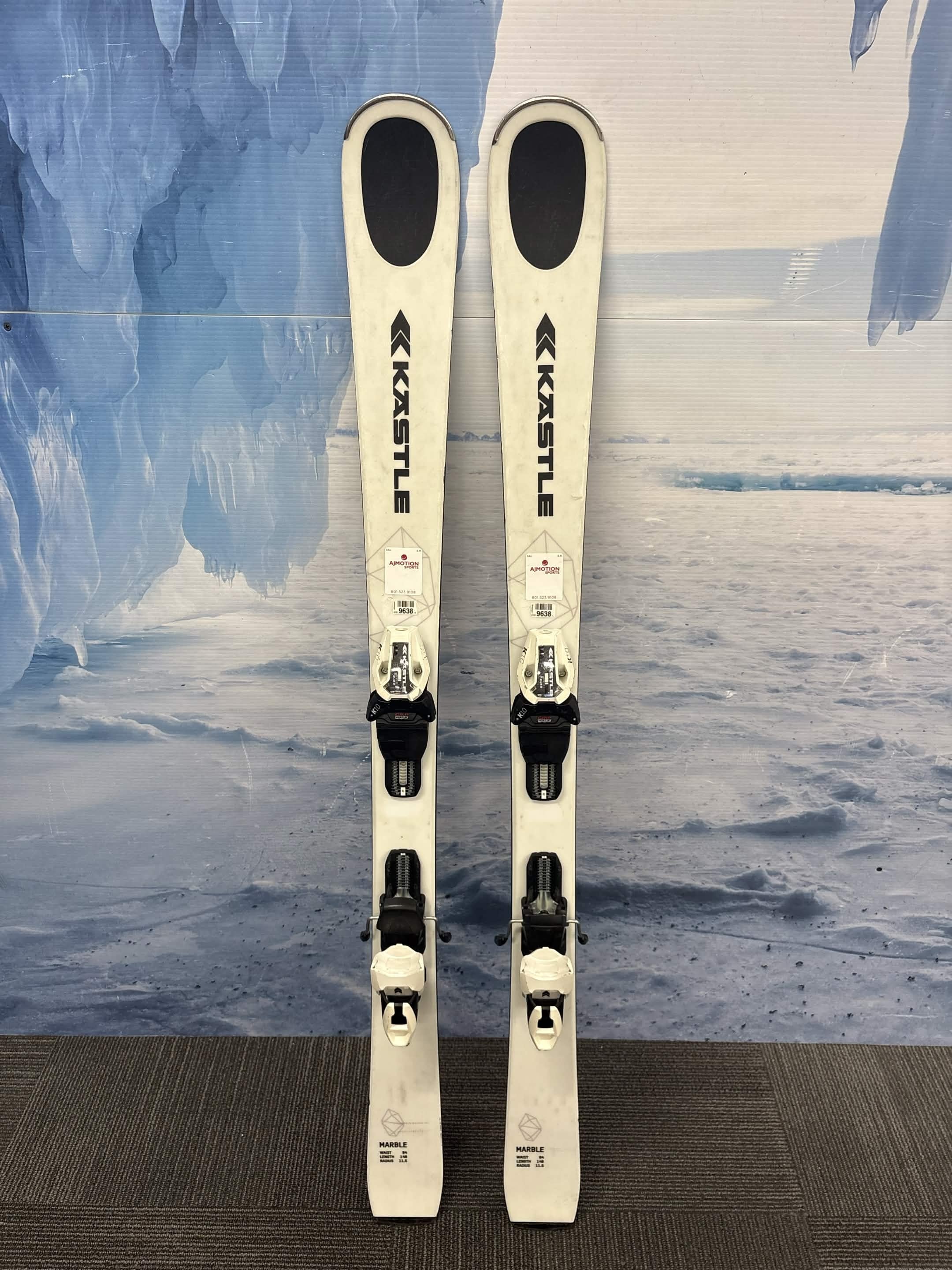 Kastle Marble 84 Prem 148cm Skis w/ Other K10 SLR GW SYS Demo Binding - Used
