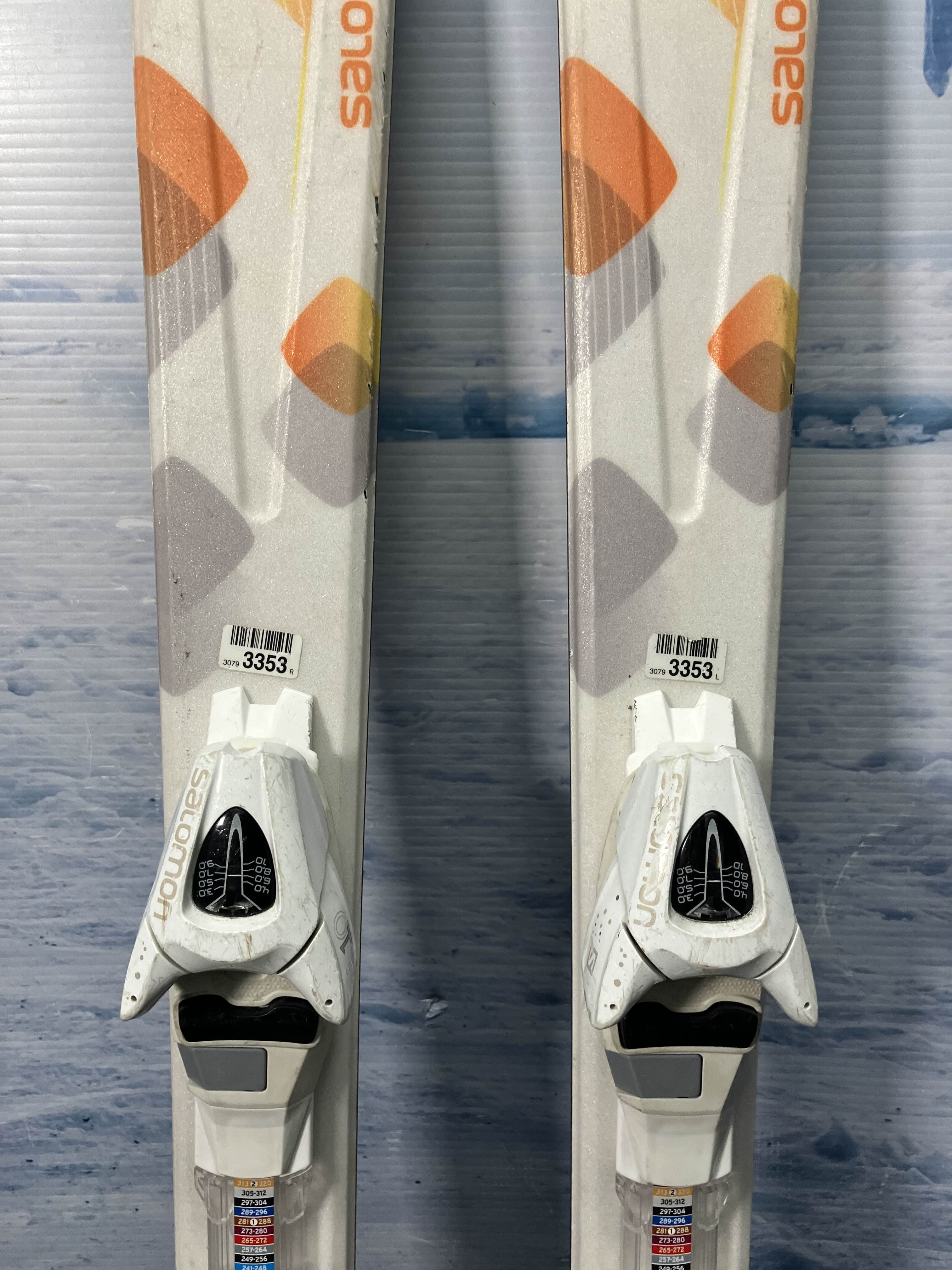 Used Saloman Sun Ski w/ Saloman L10 Demo Bindings - 159CM