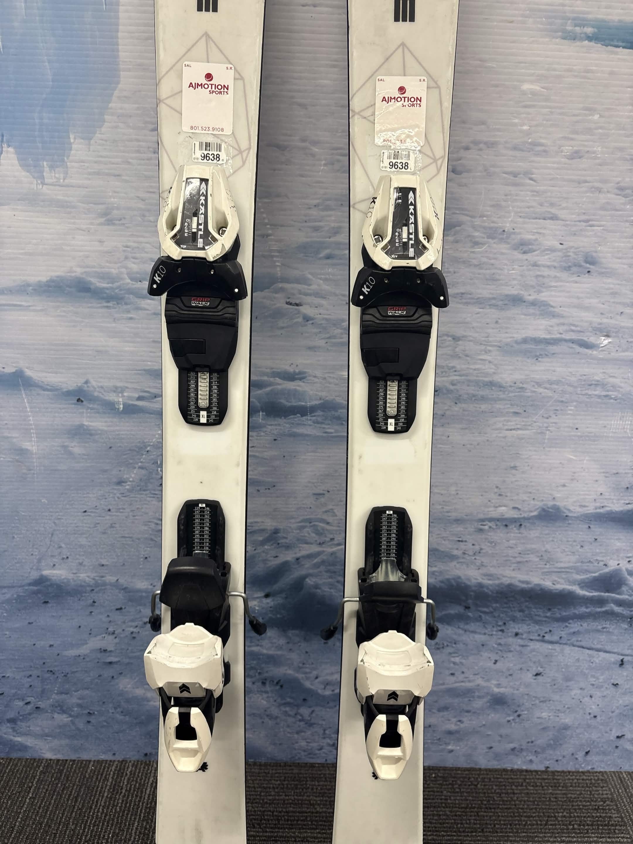 Kastle Marble 84 Prem 148cm Skis w/ Other K10 SLR GW SYS Demo Binding - Used