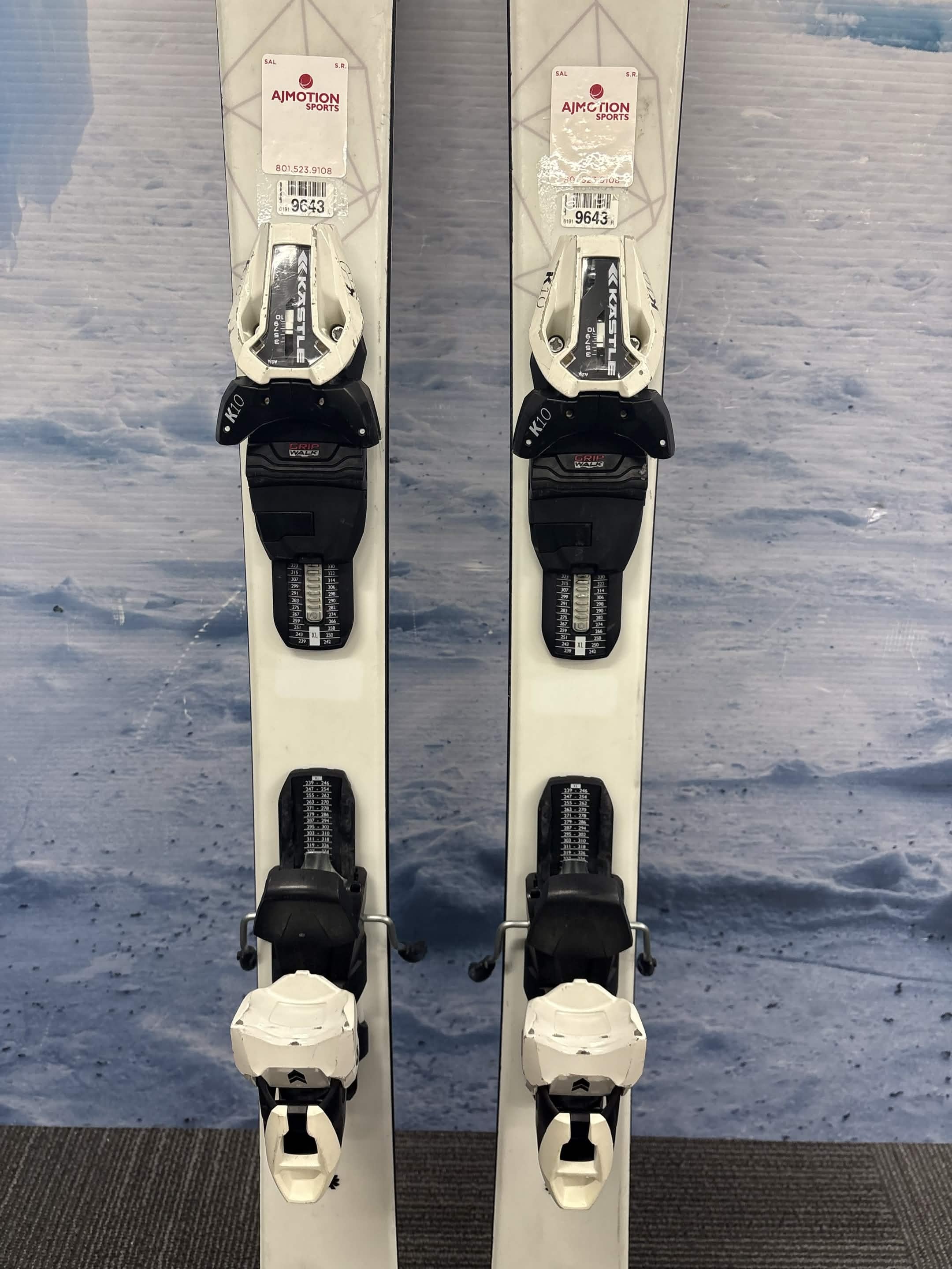 Kastle Marble 84 Prem 154cm Skis w/ Other K10 SLR GW SYS Demo Binding - Used