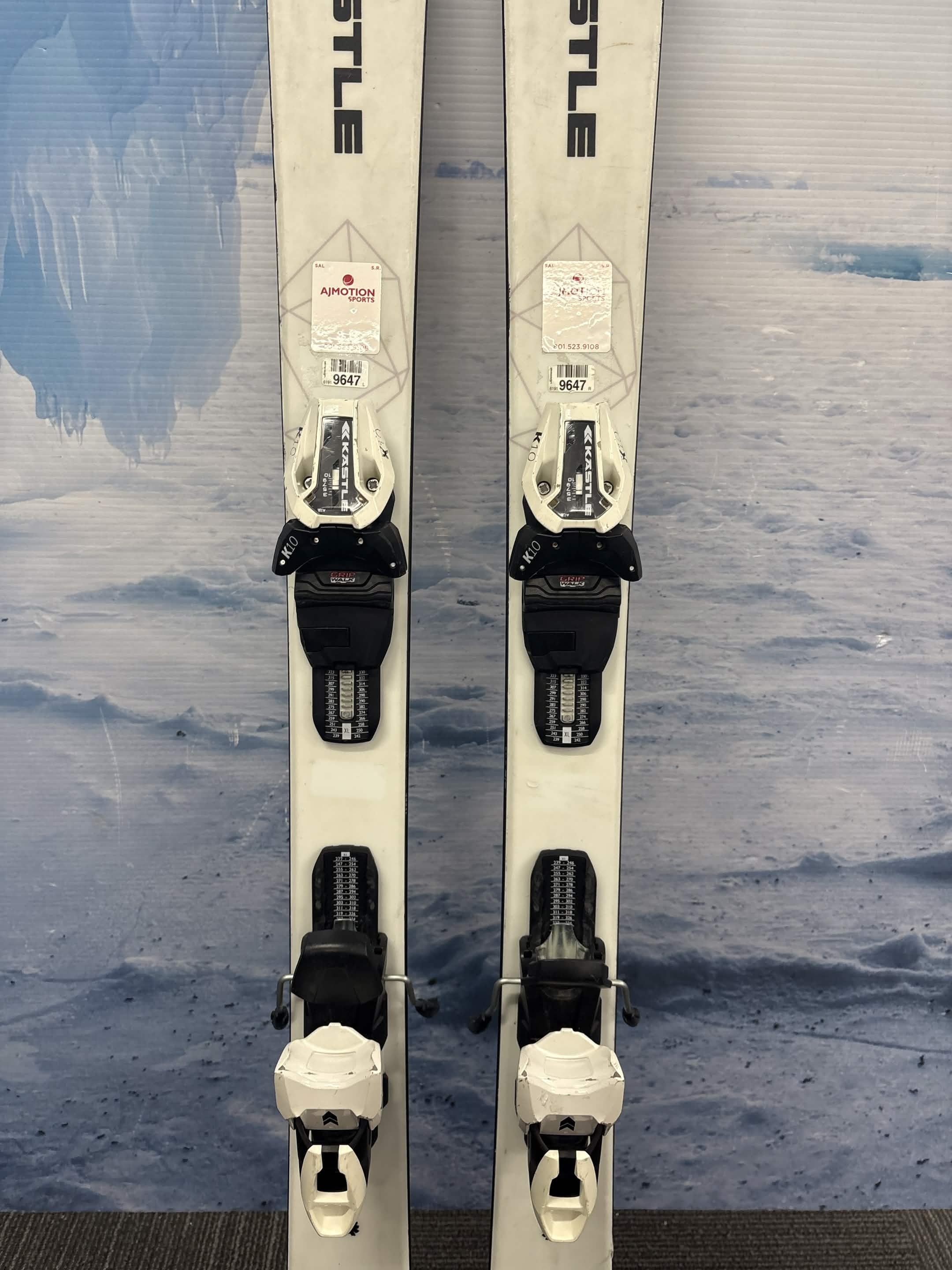 Kastle Marble 84 Prem 160cm Skis w/ Other K10 SLR GW SYS Demo Binding - Used