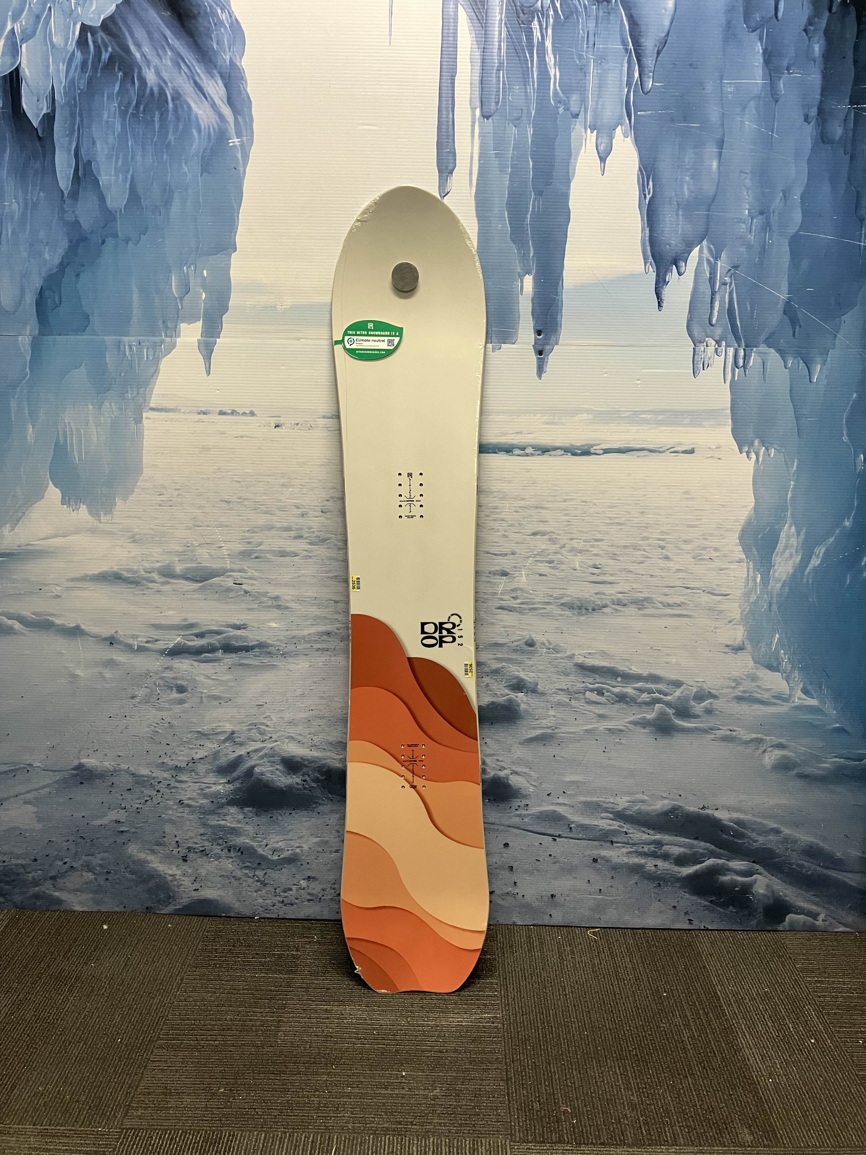 New 2024 Nitro Drop Women's Snowboard - 152CM