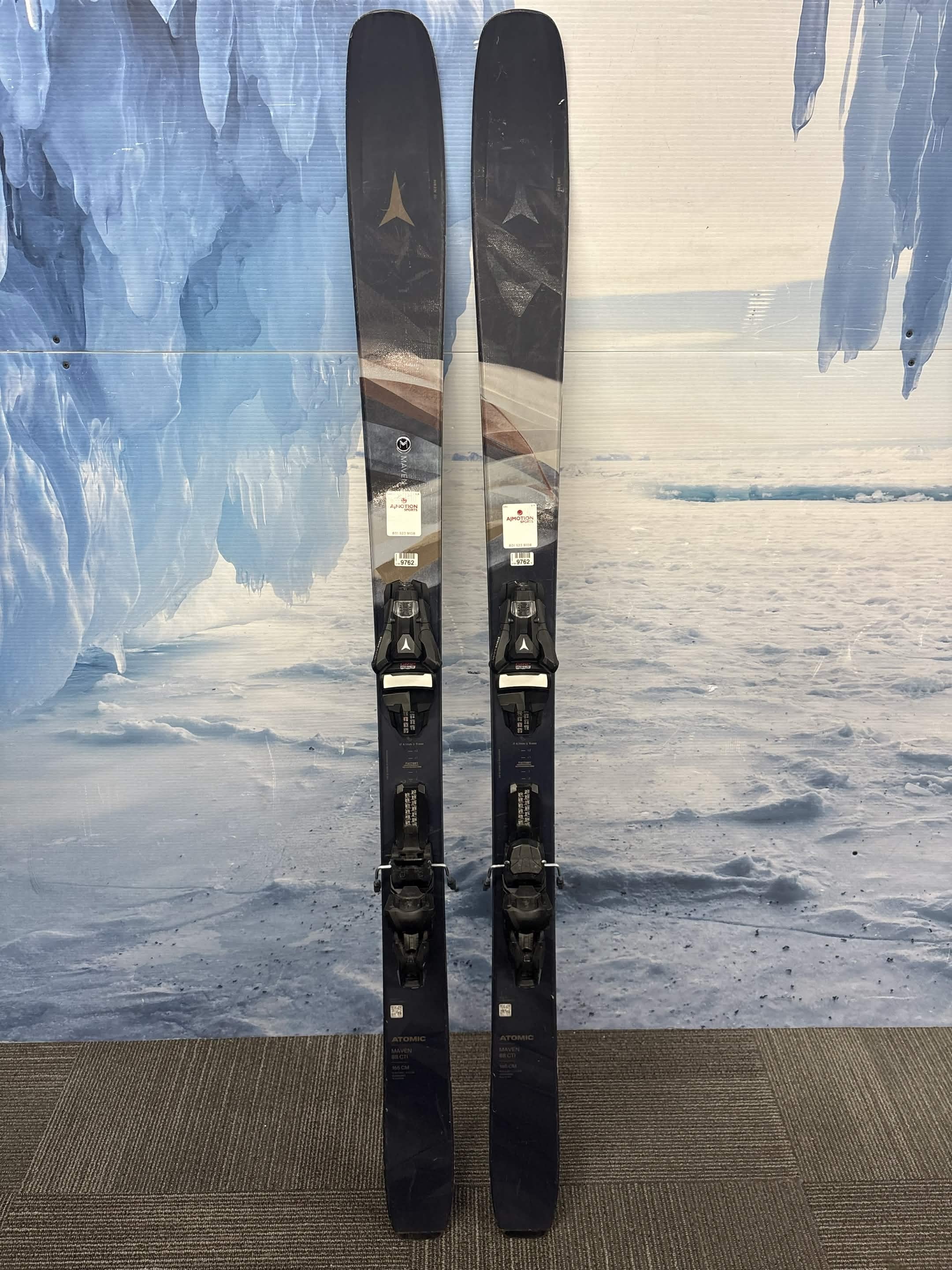 Atomic Maven 88 CTI 165cm Skis w/ ATOMIC Strive 11 Demo Binding - Used (2025)