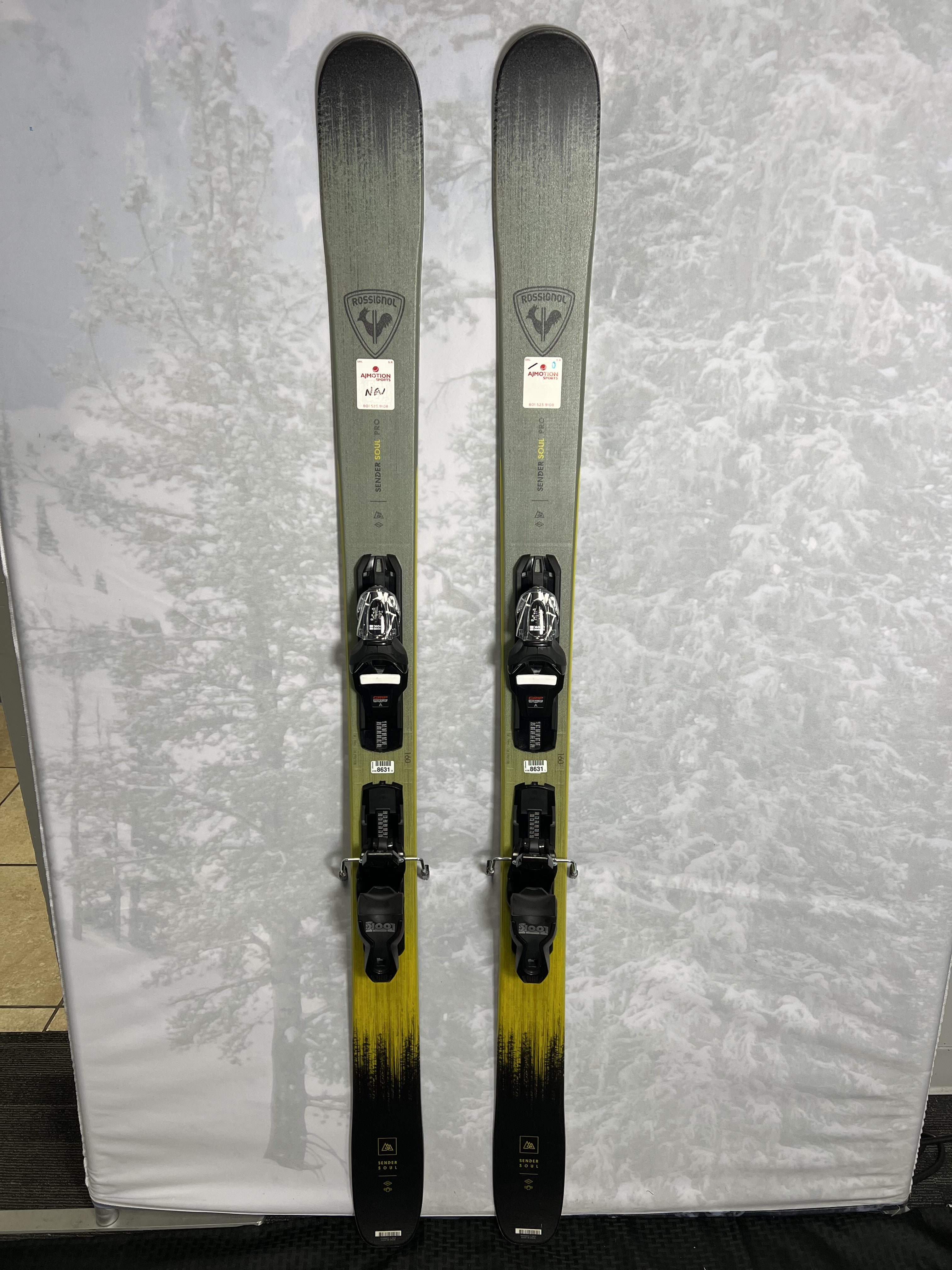 New Rossignol Arcade 84 160 cm Skis 2025 w/Look Konect GW Demo Bindings