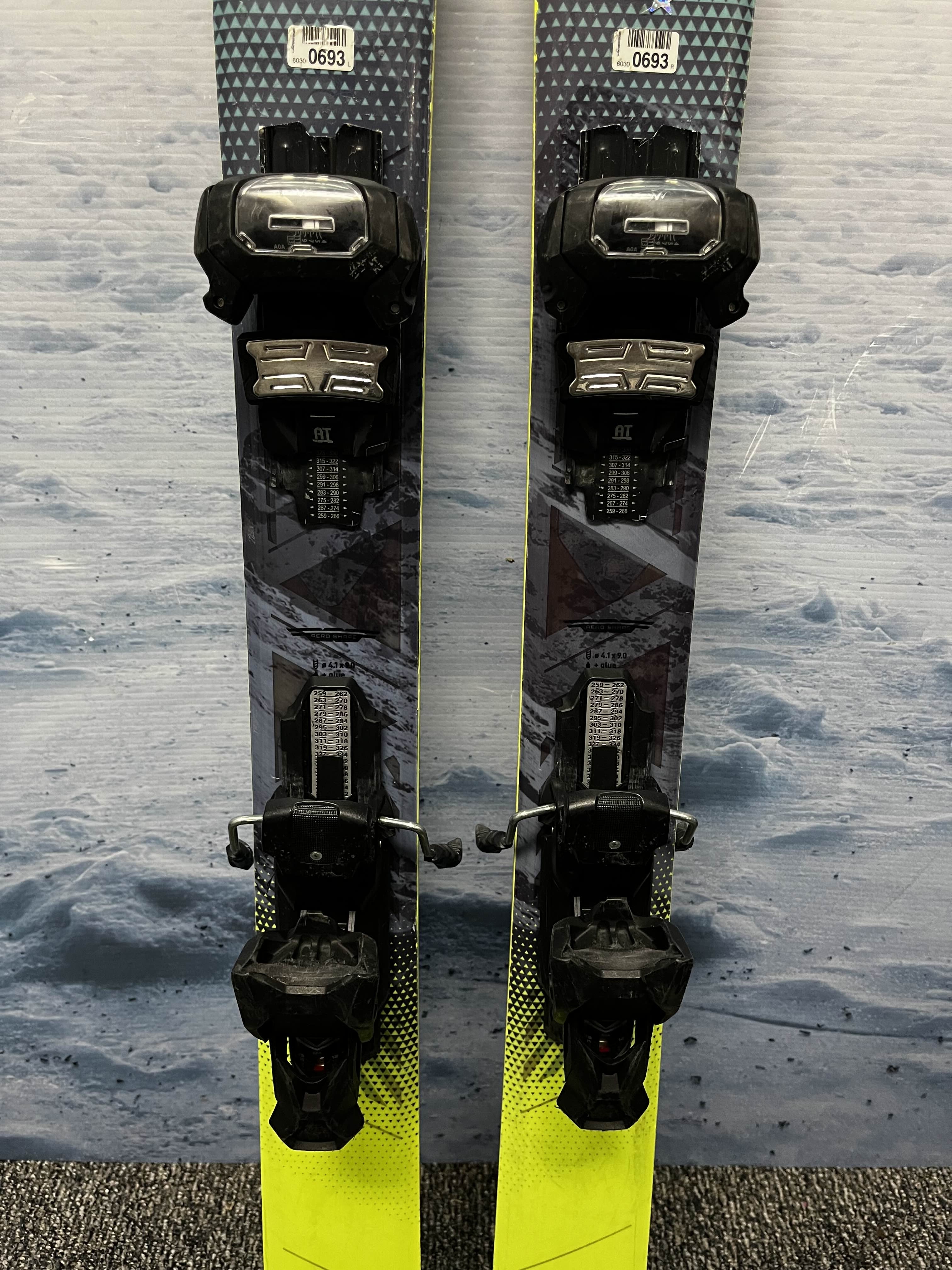 Used Fischer Ranger 98 156cm Skis w/ Fischer Attack 13 MN Demo Binding