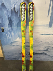 K2 Mindbender 89TI 182cm Skis w/ FISCHER Attack 13 LYT Demo Binding - Used