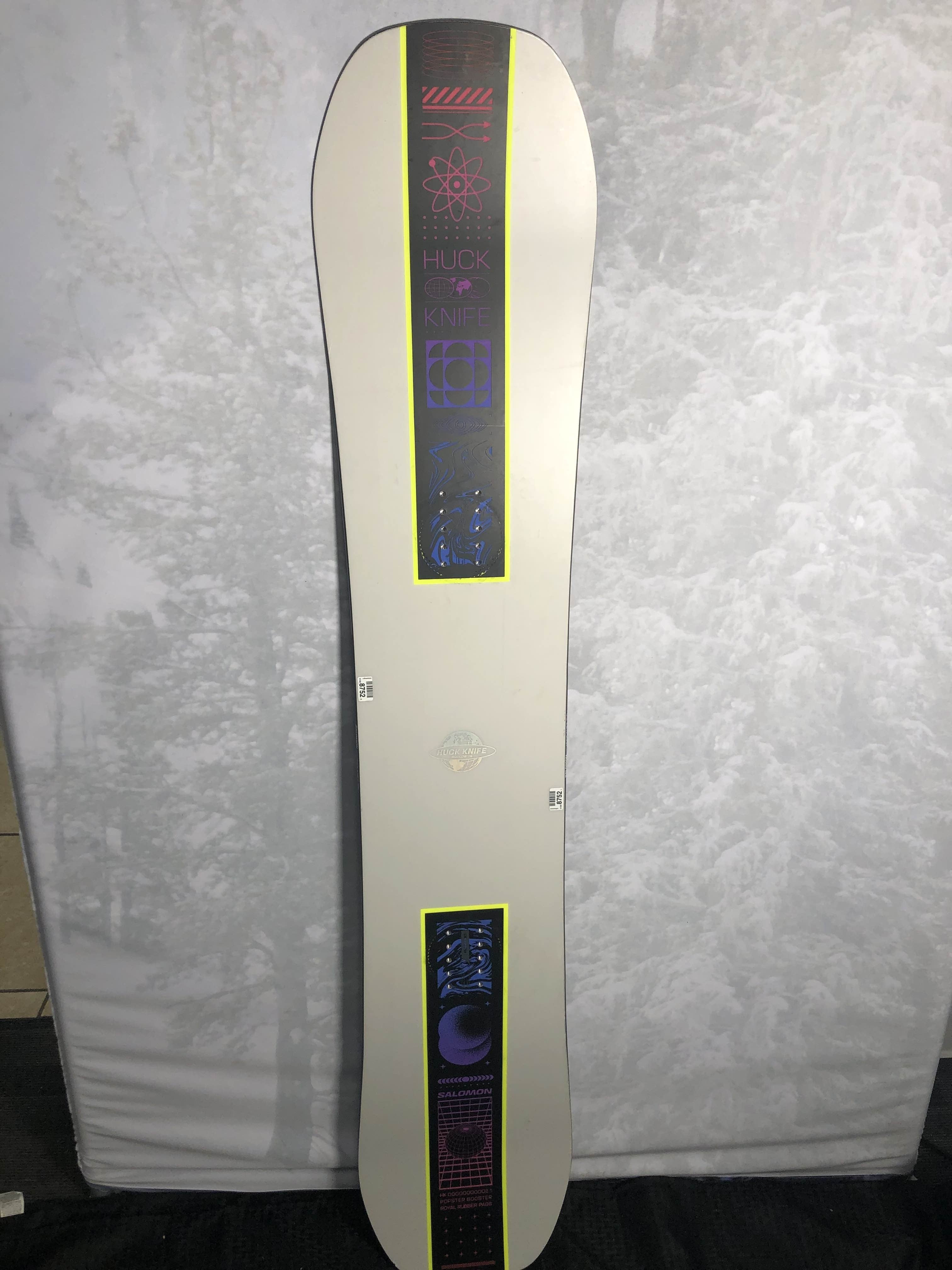 Used 2025 Salomon Huck Knife 156cm Snowboard