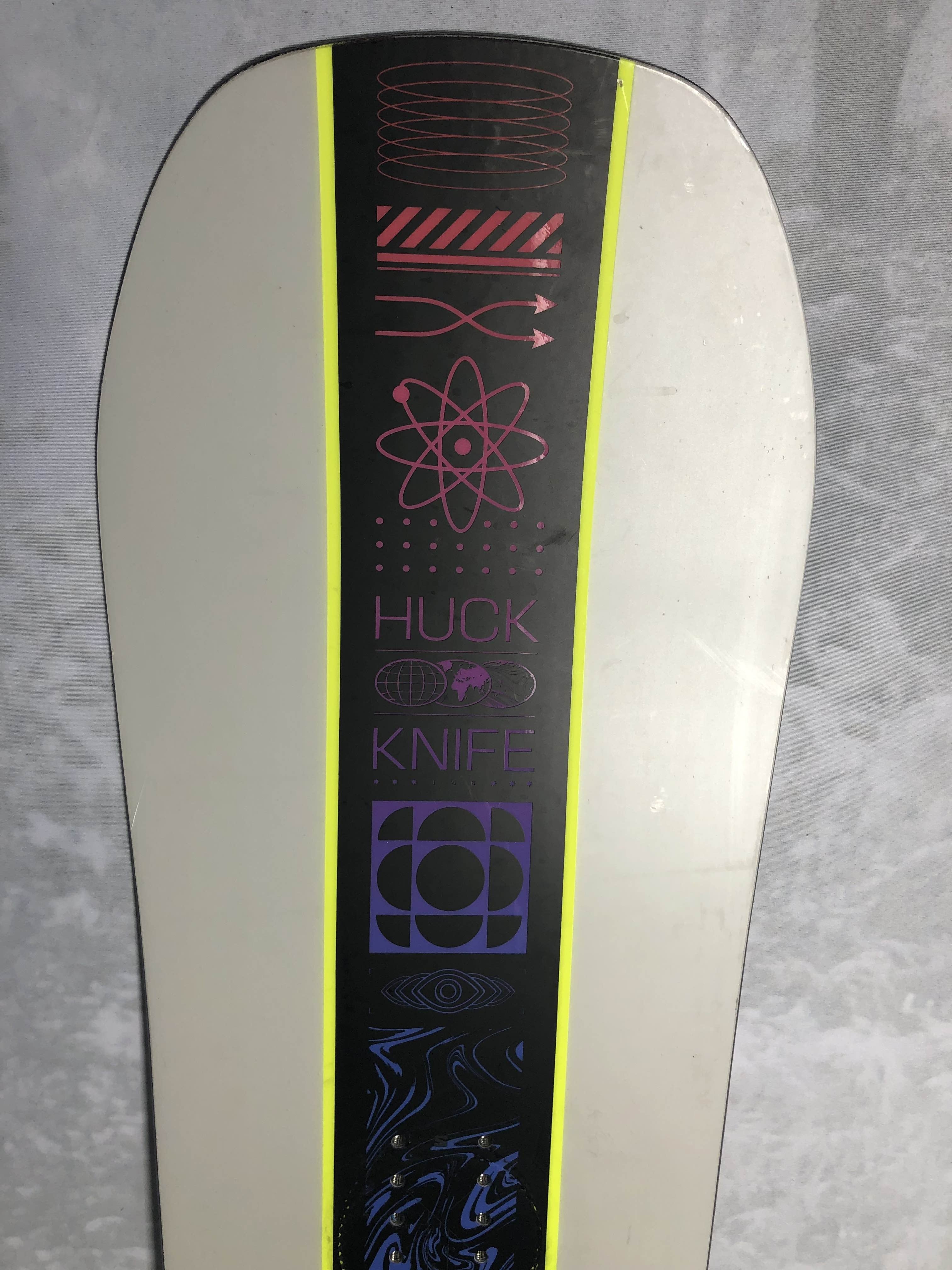 Used 2025 Salomon Huck Knife 156cm Snowboard