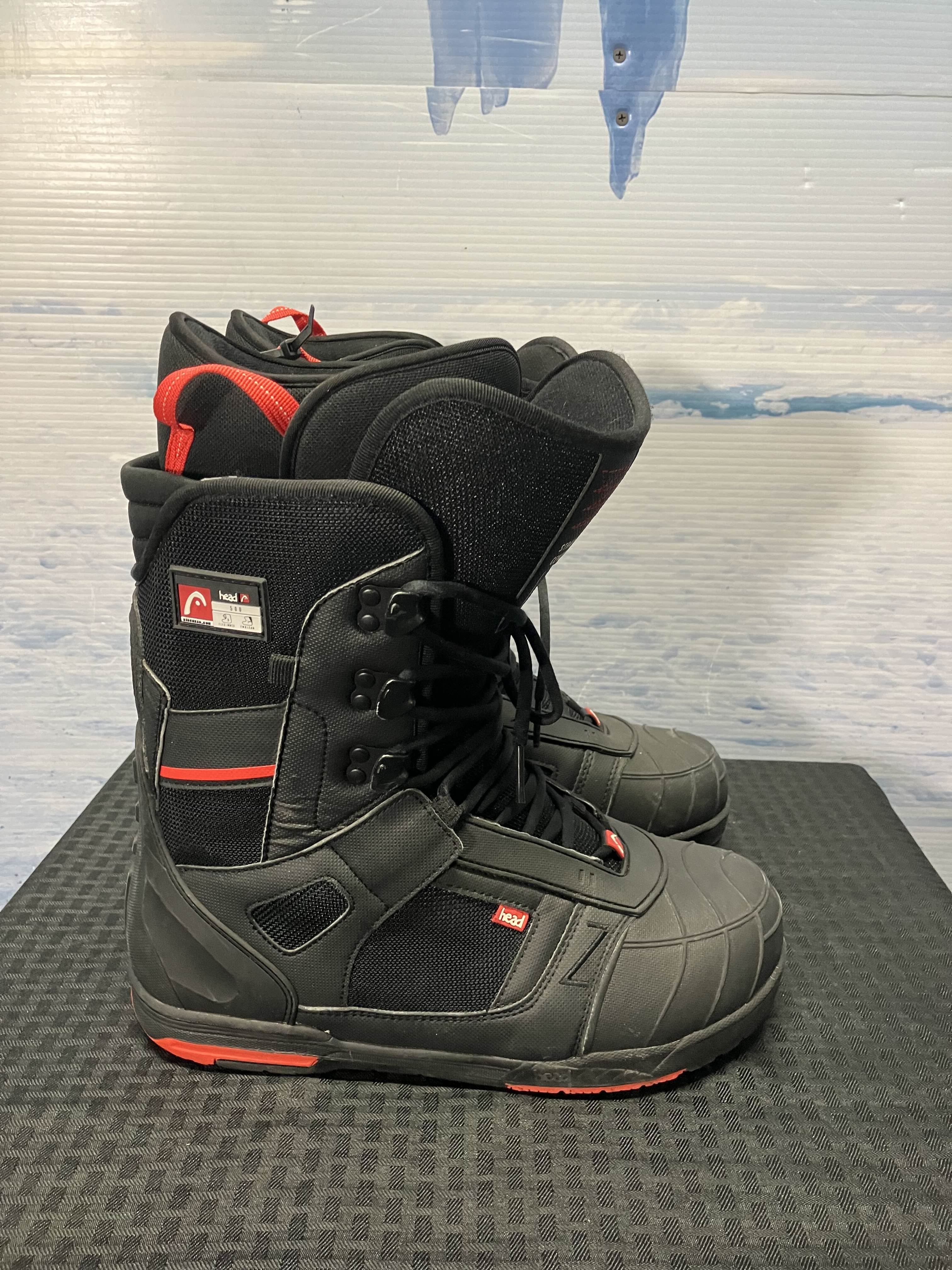 Used 2022 Head 500 4D Lace Snowboard Boots- 27.5