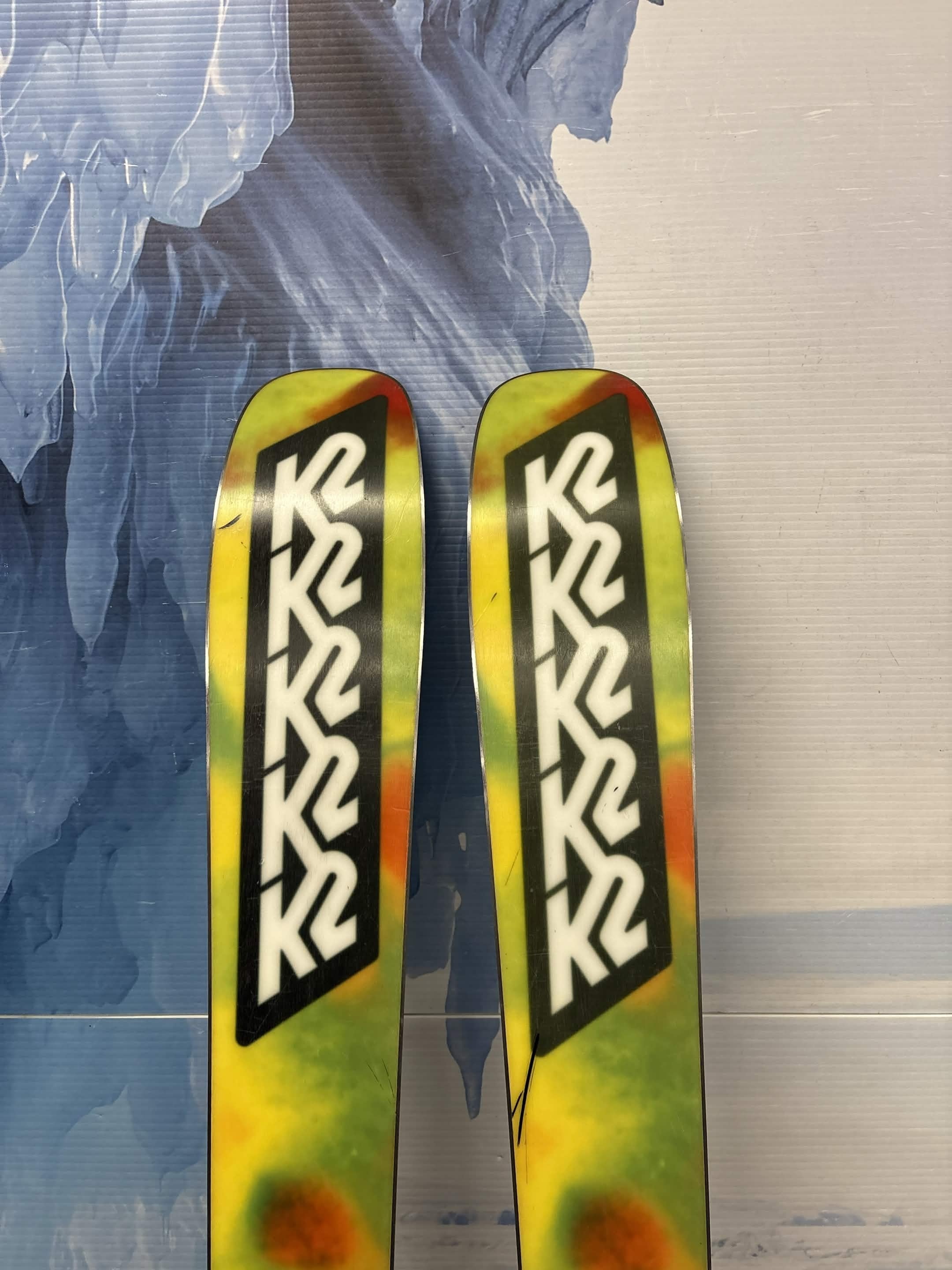 K2 Mindbender 89TI 170cm Skis w/ FISCHER Attack 13 LYT Demo Binding - Used