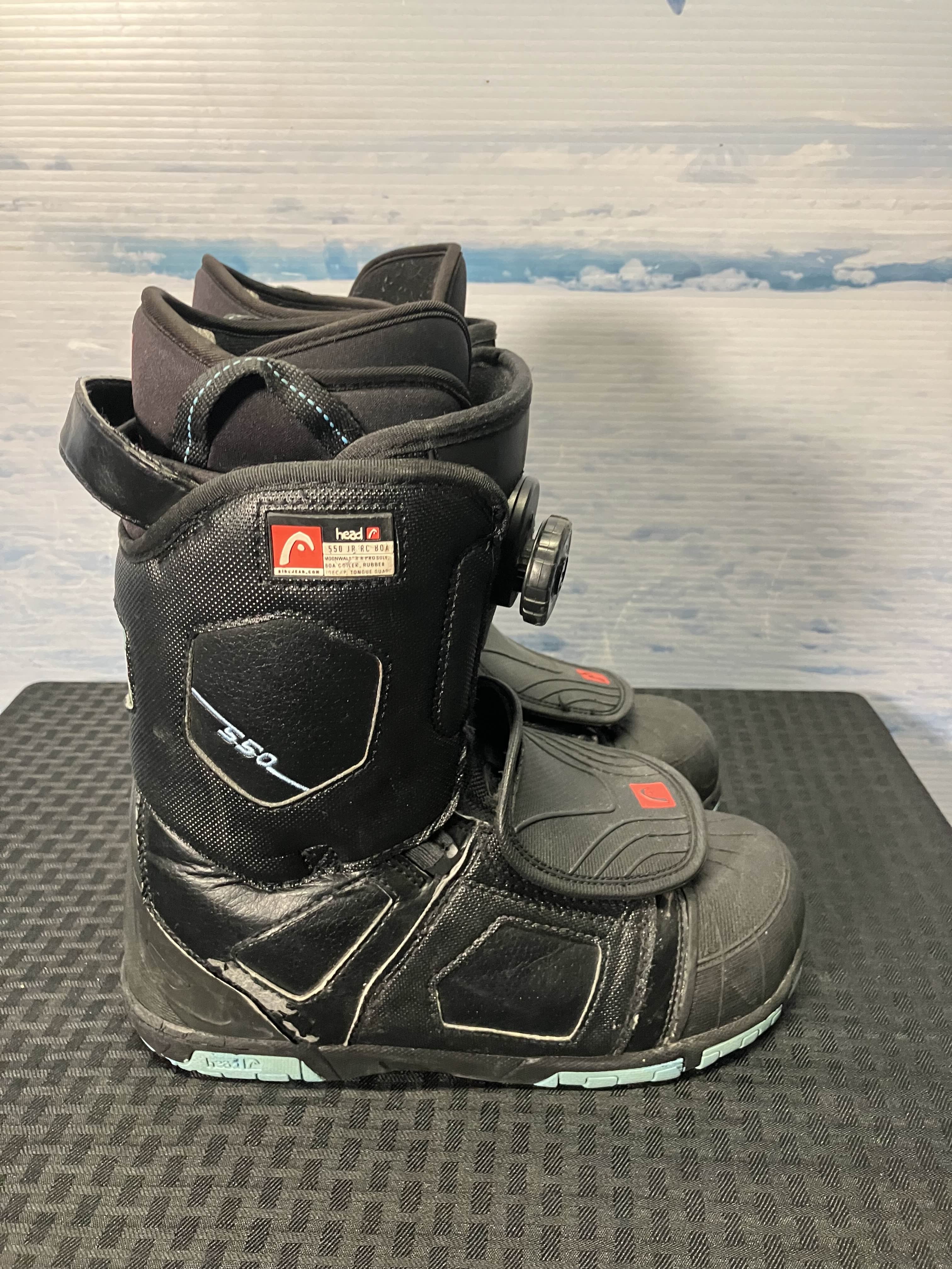 Used Head 550 JR RC Boa Kids Snowboard Boots - 24.5