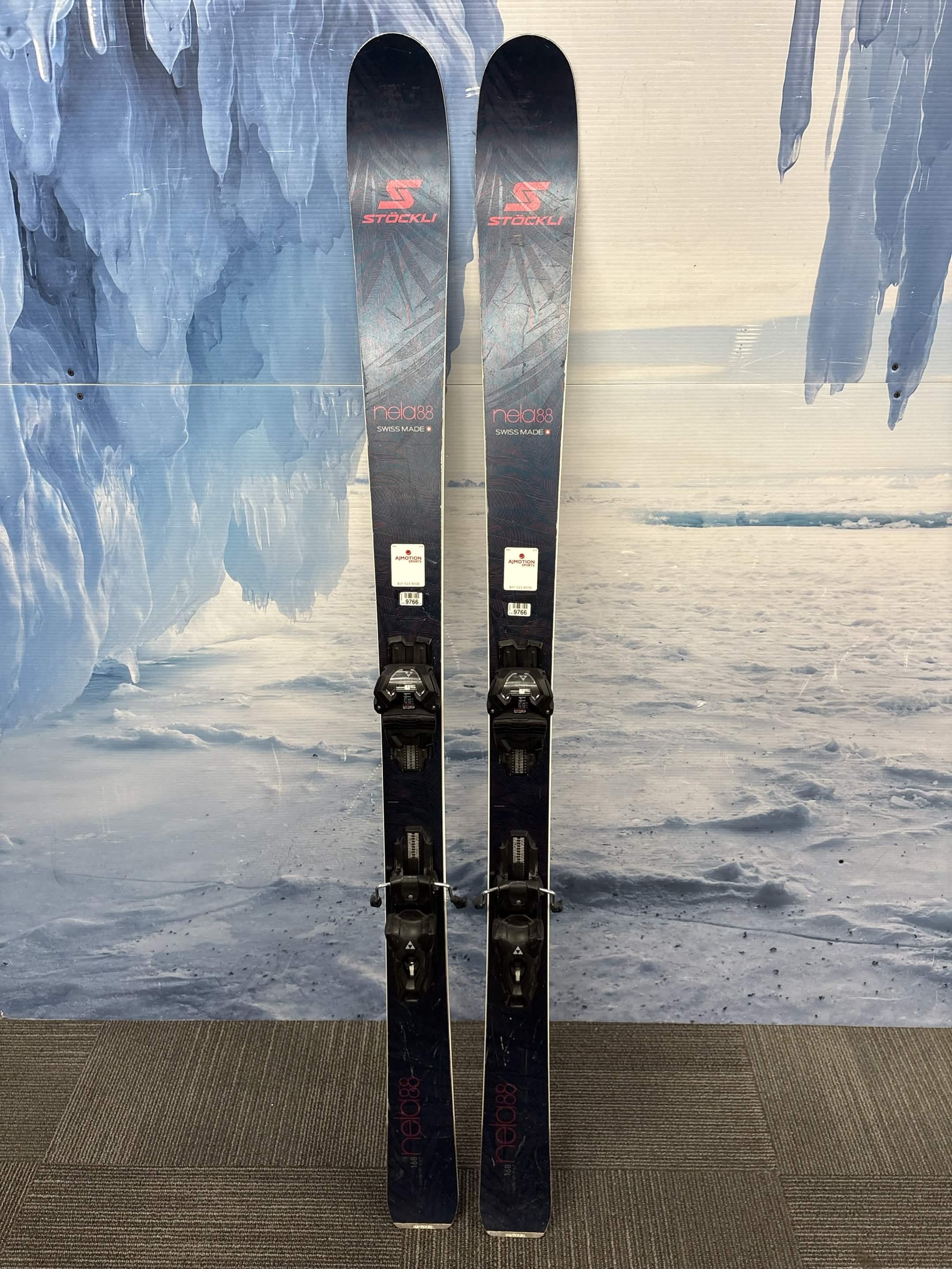 Stockli Nela 88 168cm Skis w/ FISCHER Attack 13 LYT Demo Binding - Used