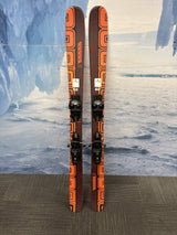 K2 Omen 90W 149cm Skis w/ FISCHER Attack 11 LYT Demo Binding - Used