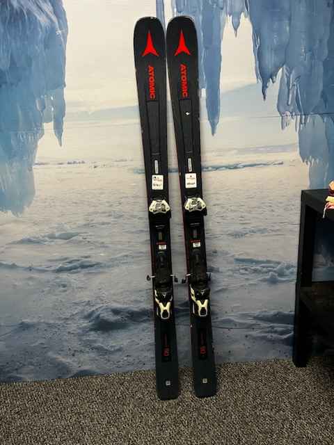 Used Atomic Vantage 90 161cm Skis w/ Atomic Warden 13 Demo Binding