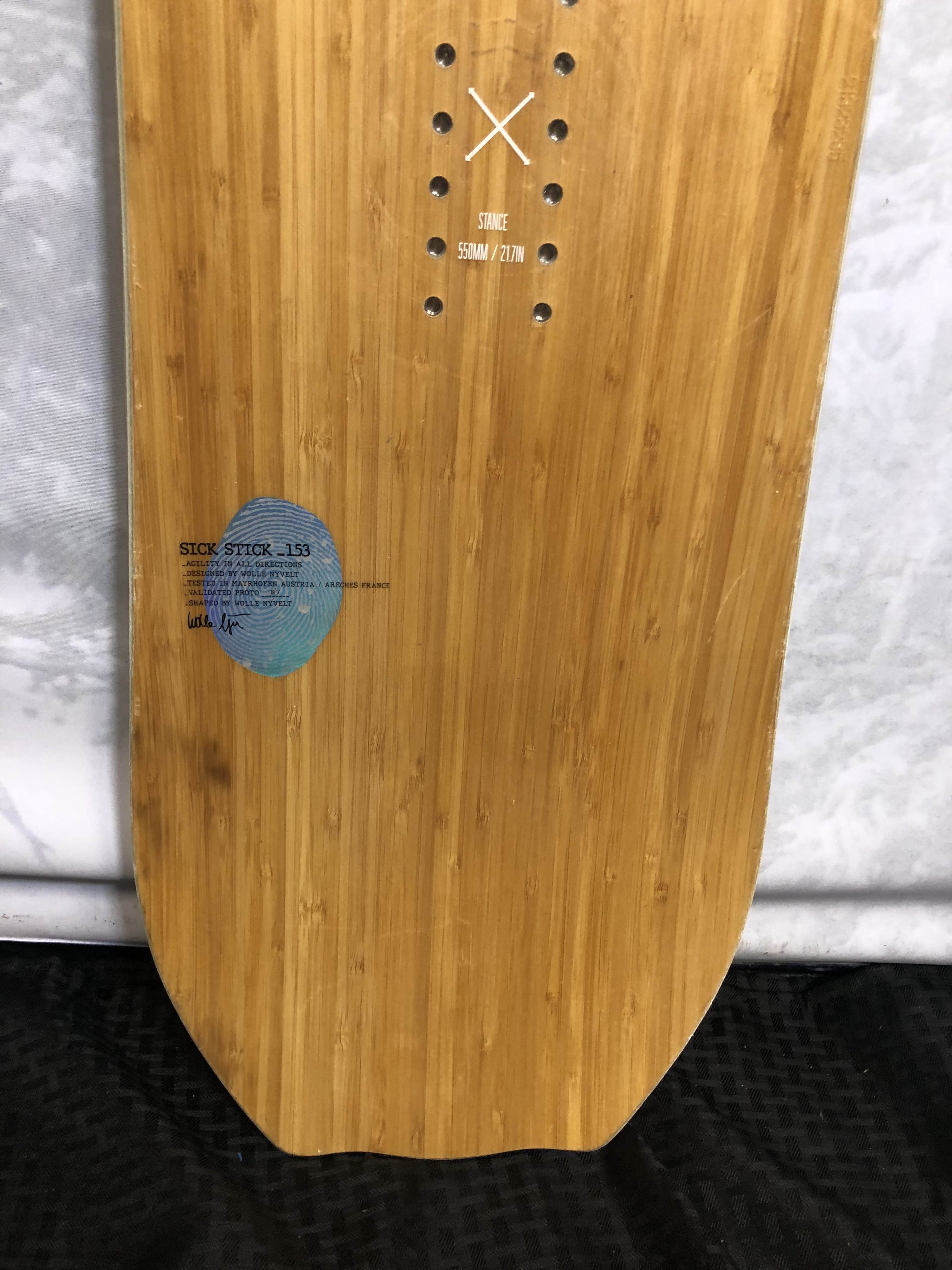 Used 2023 Salomon Sickstick Snowboard - 153CM