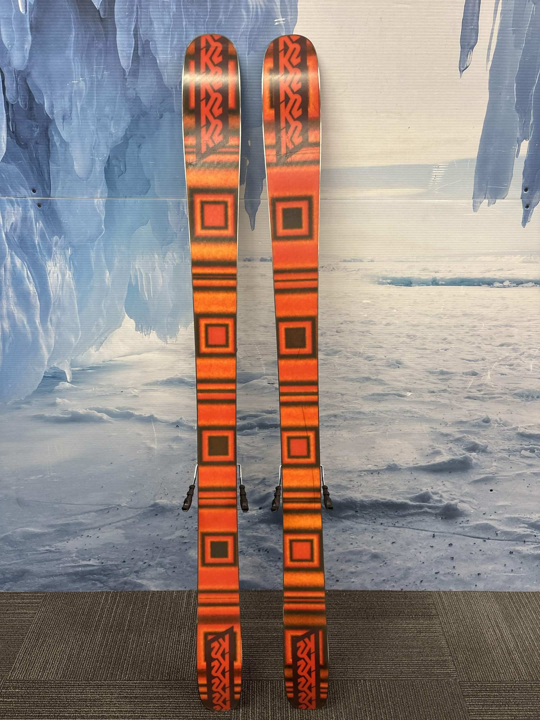 K2 Omen 90W 159cm Skis w/ FISCHER Attack 11 LYT Demo Binding - Used